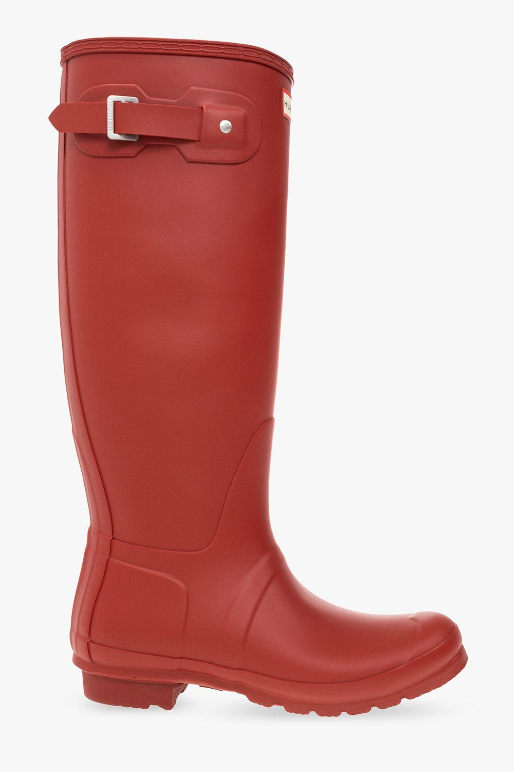 HUNTER 'original Tall' Rain Boots in Red Lyst