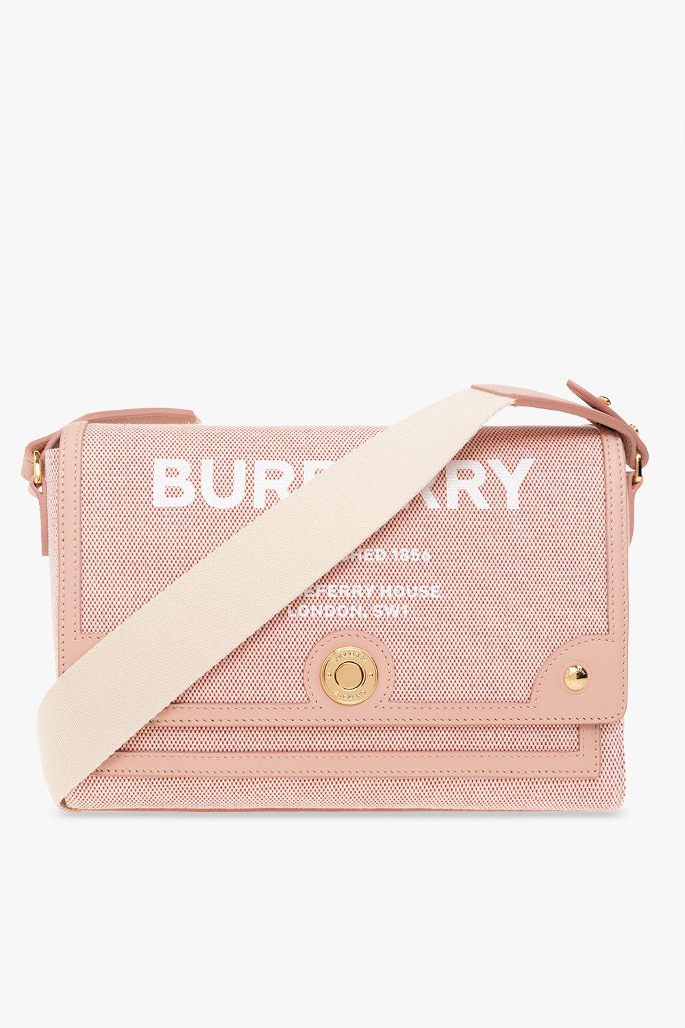 Burberry 'note Medium' Shoulder Bag in Pink | Lyst