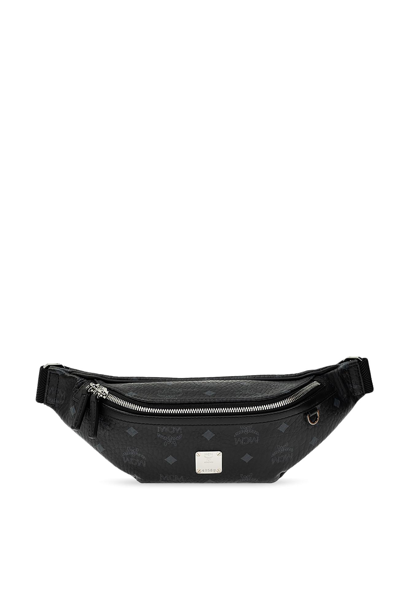 MCM Fursten Visetos Belt Bag Medium in Black for Men Lyst UK