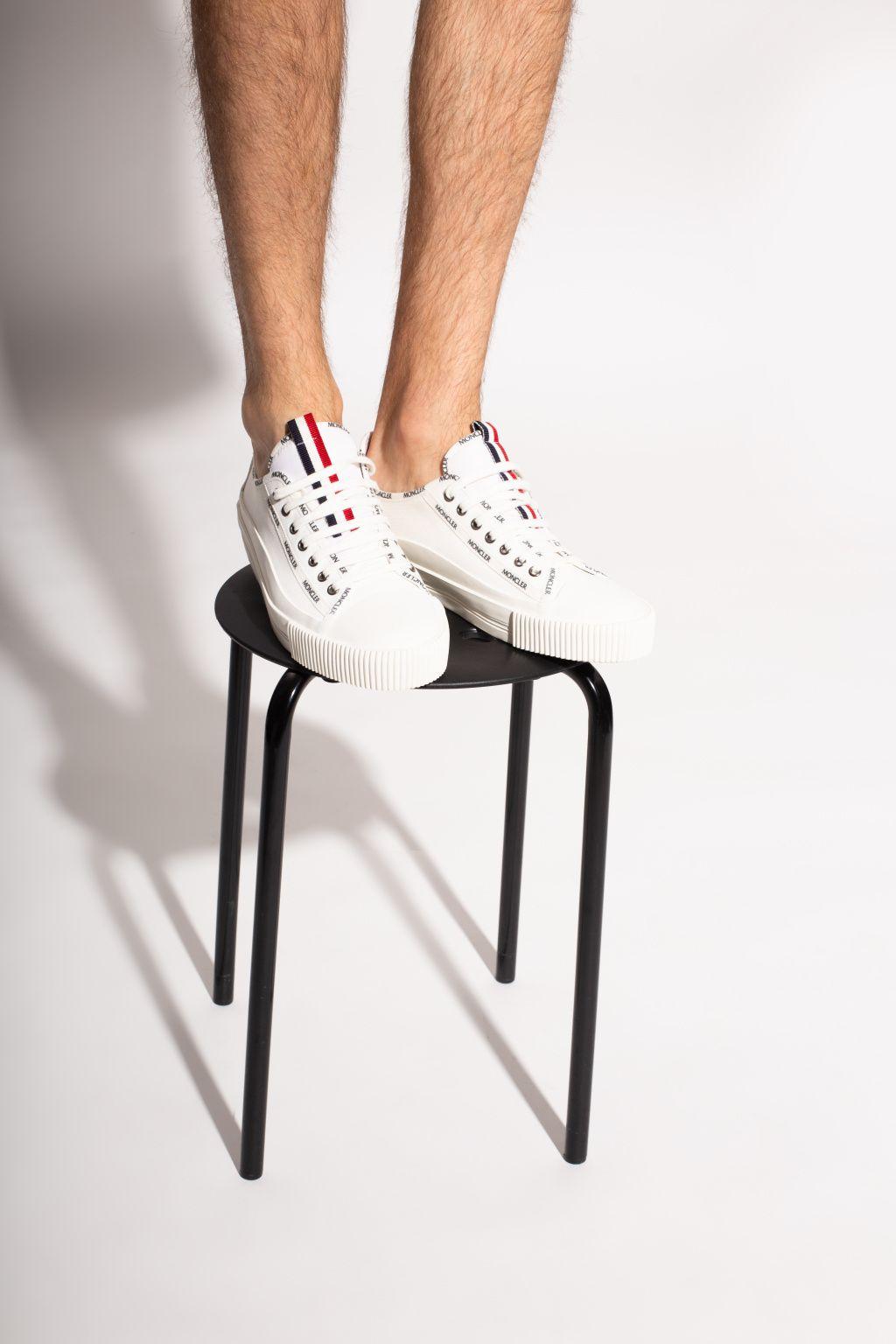 Moncler 'glissiere' Sneakers in White for Men | Lyst
