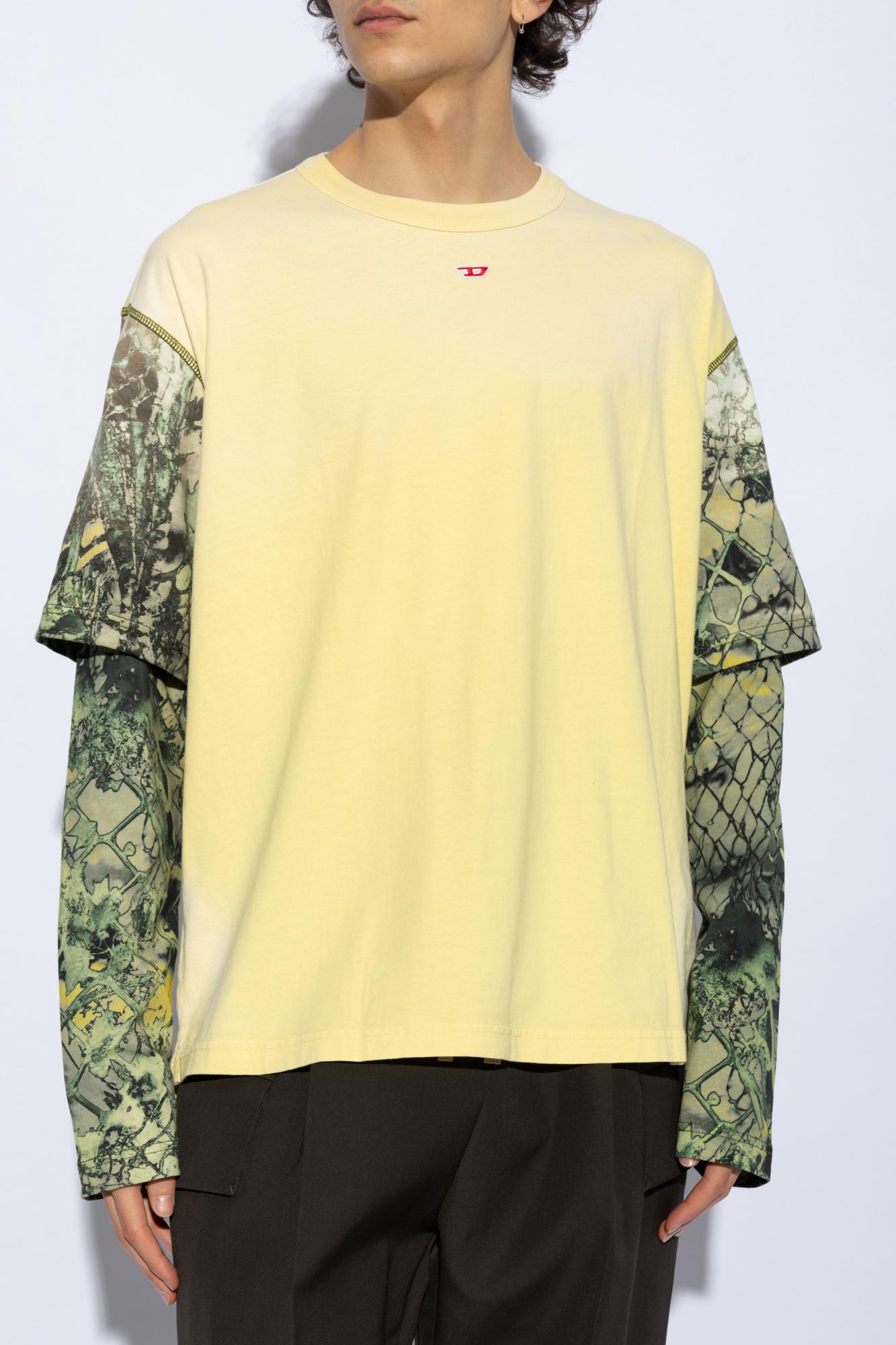 diesel-YELLOW-Long-Sleeve-T- 