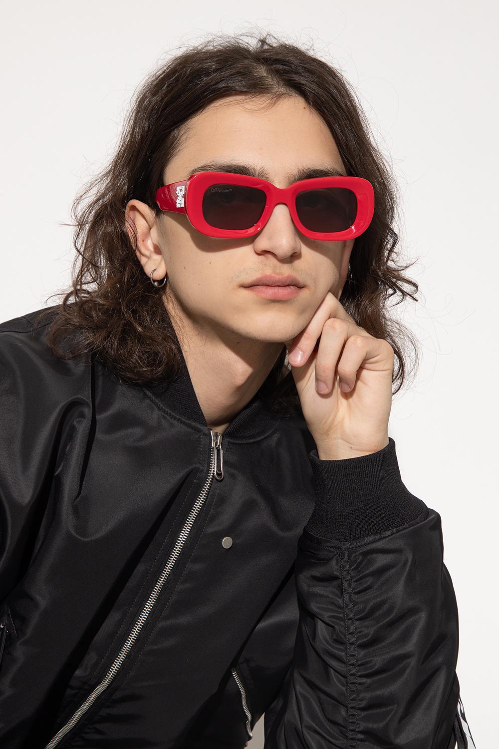 OFF-WHITE Virgil Abloh OER1019 Tortoiseshell Carrara Brown Sunglasses