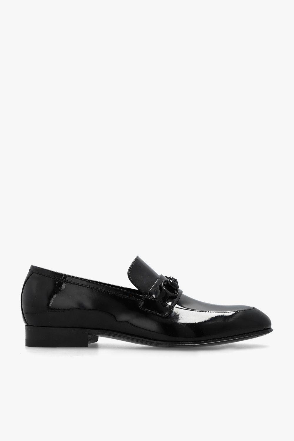 Gucci Patent Leather Loafers in Black Lyst