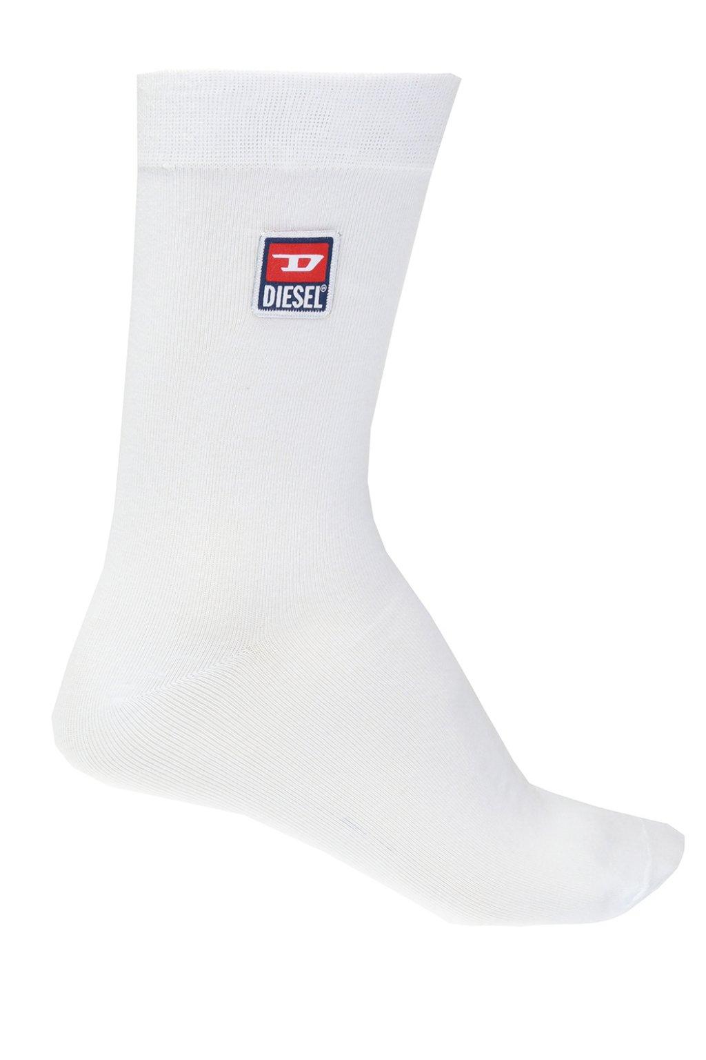 DIESEL Cotton Branded Socks 3pack White for Men Lyst