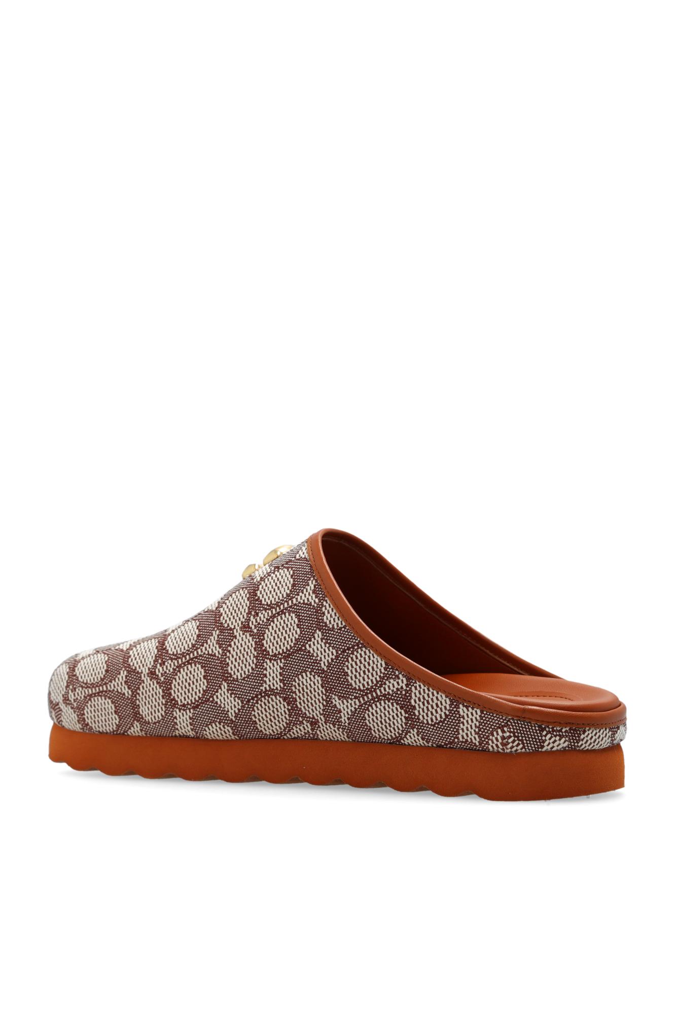 COACH Hadley Signature Jacquard Slipper in Brown Lyst Canada