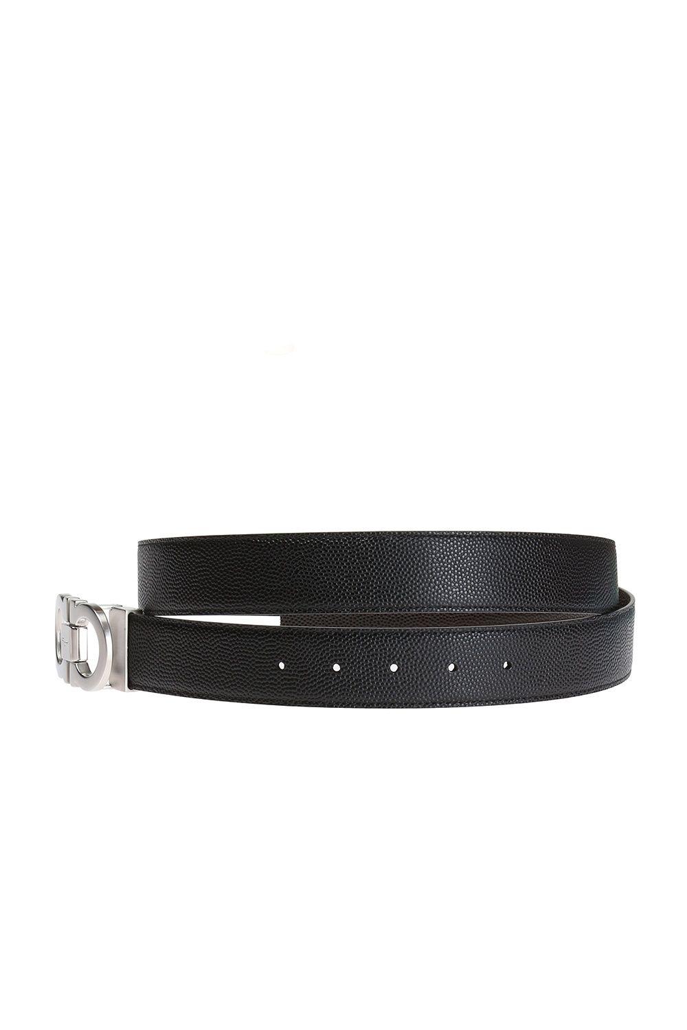 FERRAGAMO Belt with exchangeable buckles, Men's Accessories