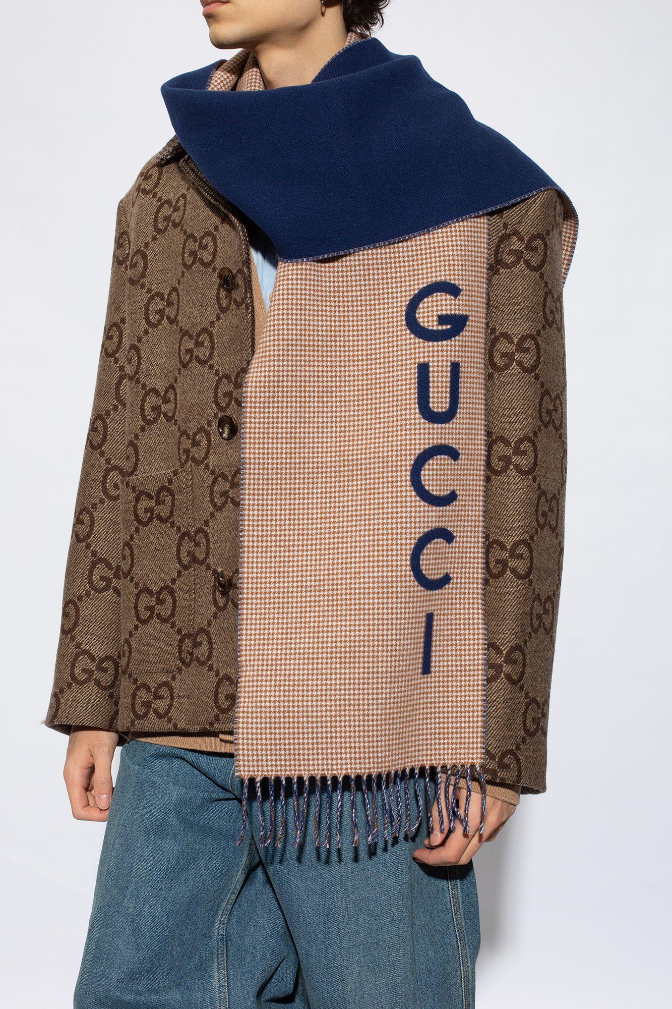 Gucci Reversible Scarf, in White for Men