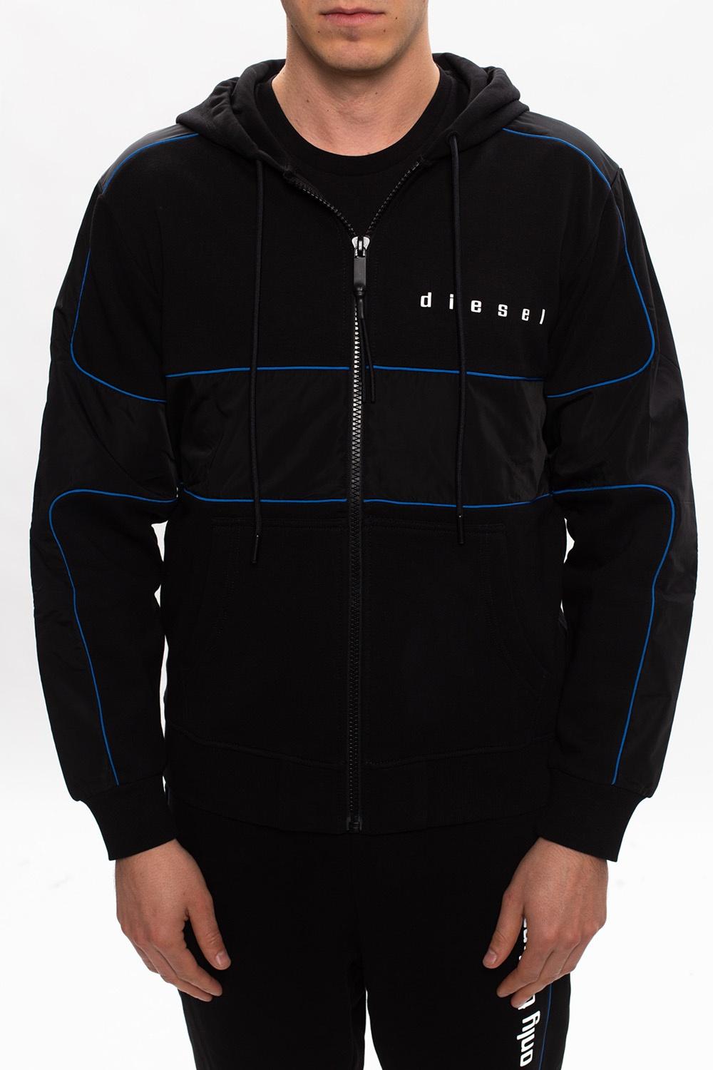 diesel reflective detail sweatshirt