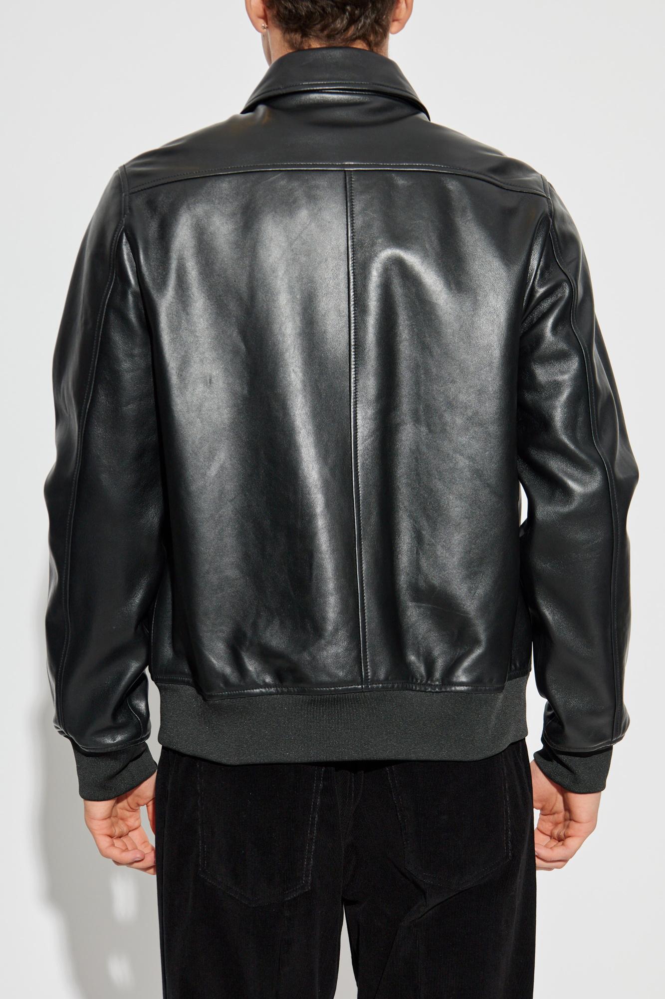 【Paul Smith】レザージャケット Paul Smith Leather Jacket in Black for Men | Lyst