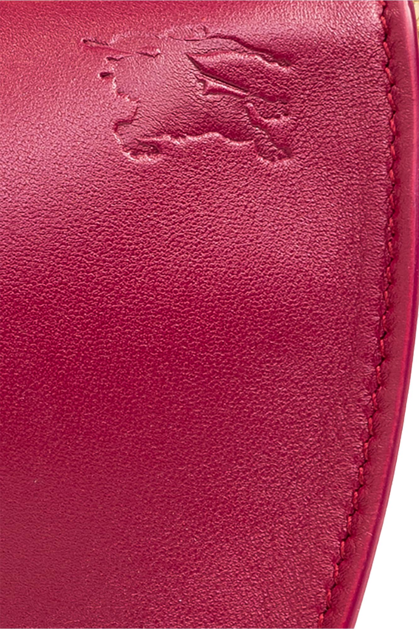 トートバッグ BURBERRY Pastel Pink Leather Micro Shield Shoulder Bag Burberry 'Shield Micro' Shoulder Bag in Pink | Lyst