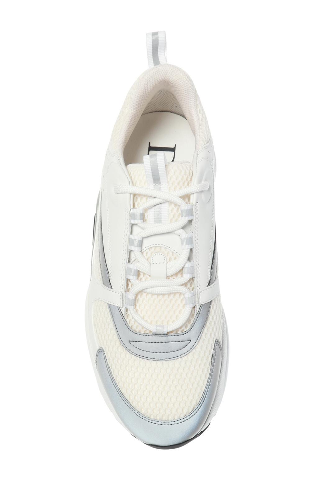 Dior Leather 'b22' Sneakers in White for Men - Lyst
