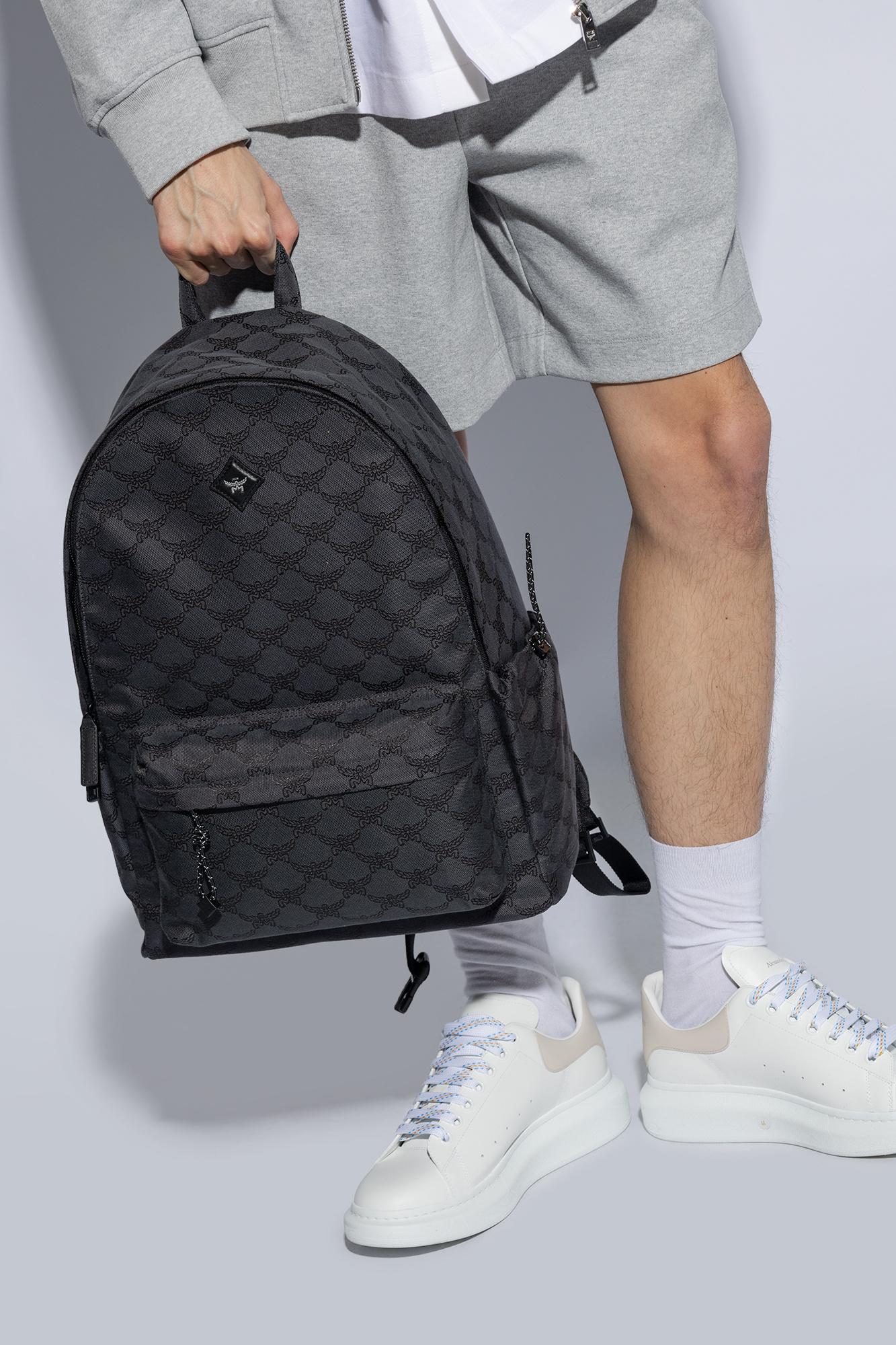 MCM 'himmel Medium' Backpack, in Black for Men Lyst