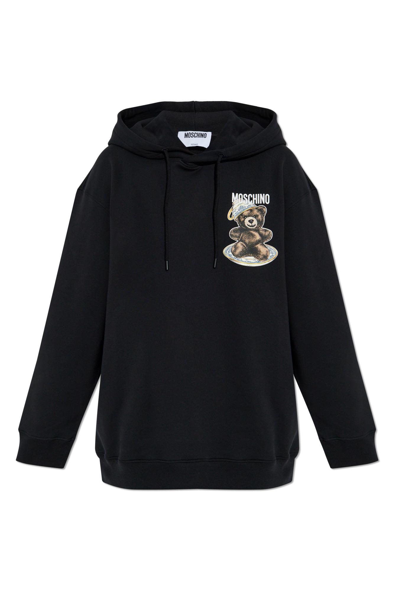 パーカー・フーディ Moschino FW20 SWEATSHIRT WITH ZIP (17037027_1001) moschino-BLACK-Sweatshirt-With