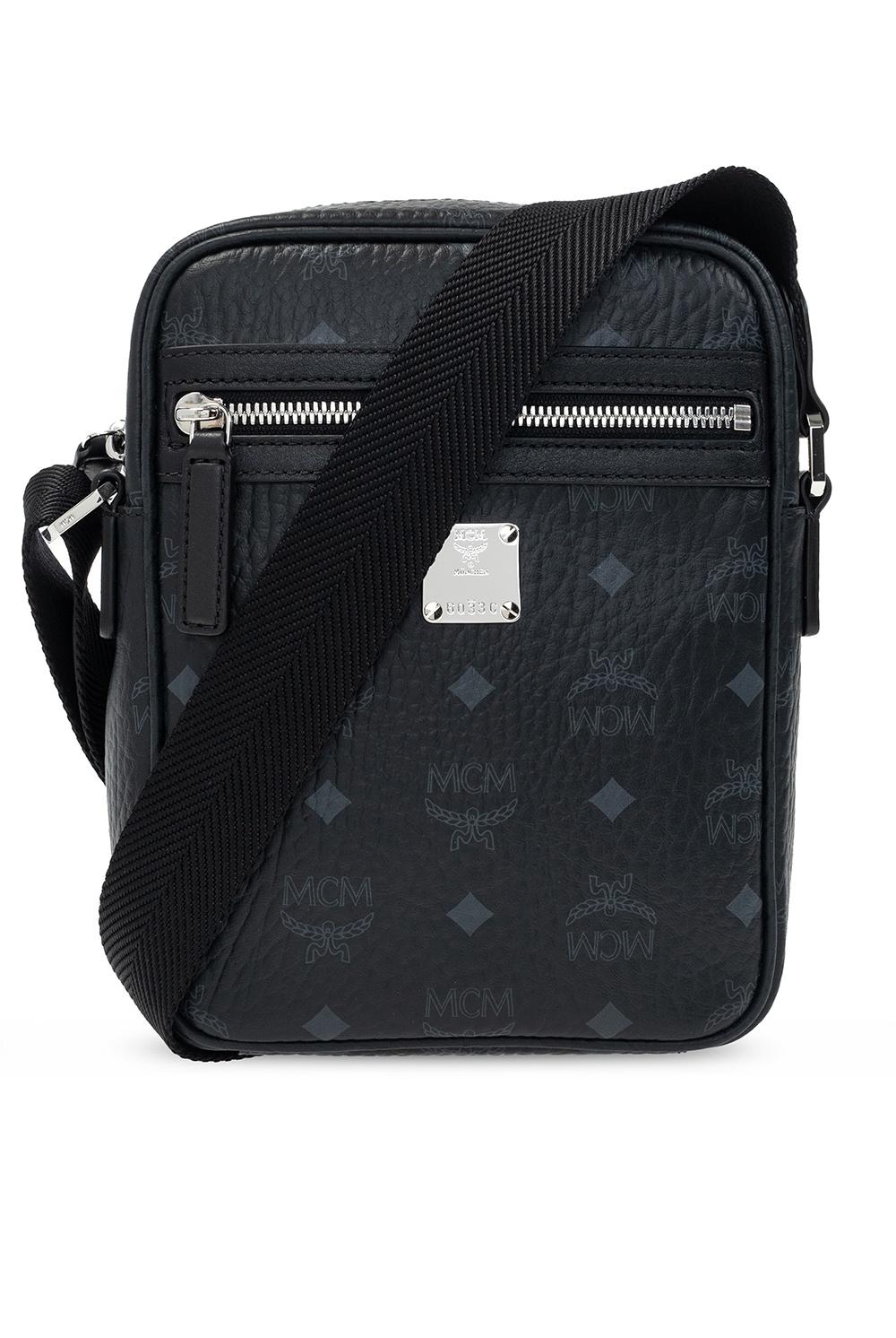 MCM Shoulder Bag With Logo in Black for Men | Lyst UK
