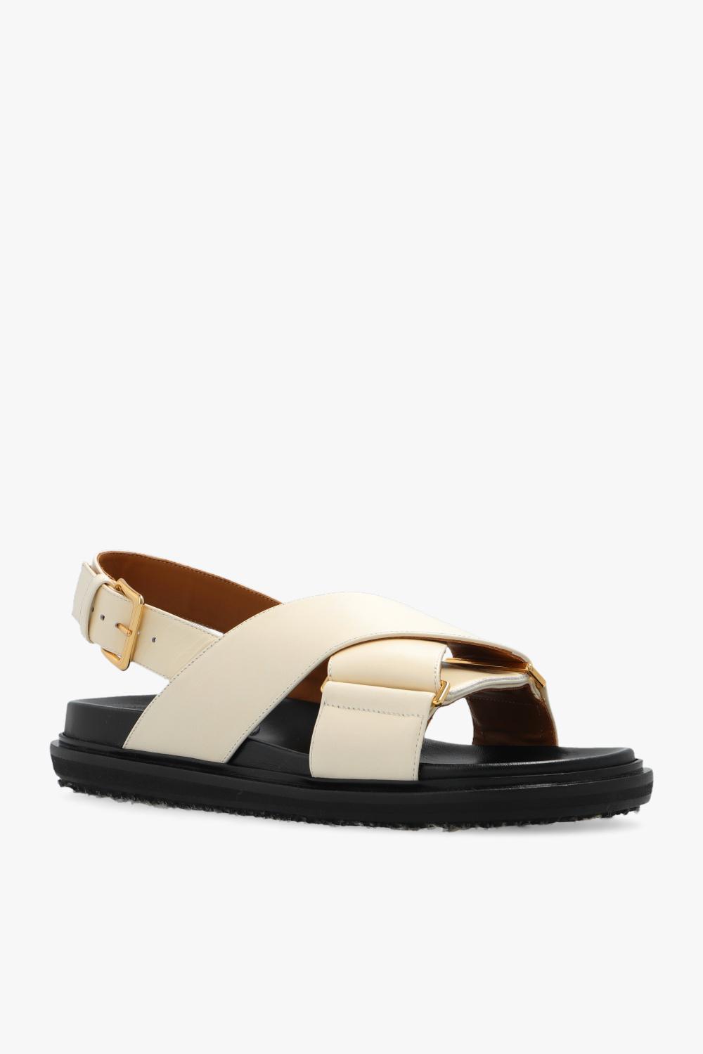 Marni Off-white Fussbett Sandals | Lyst
