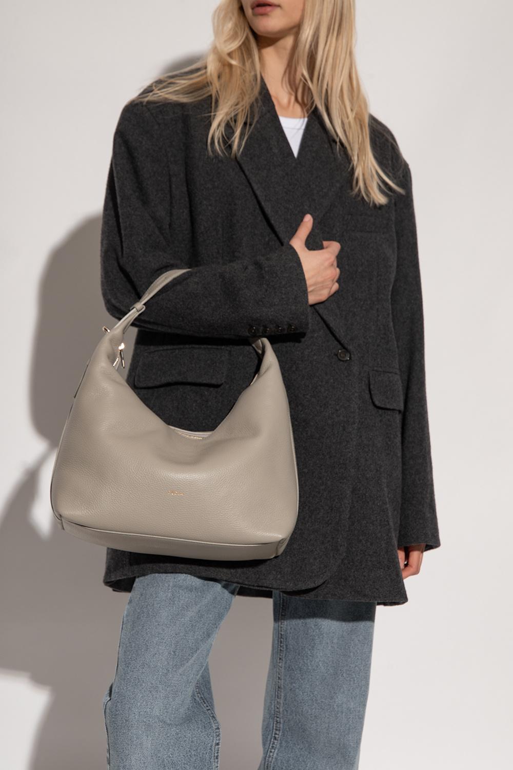 Furla 'net Medium' Hobo Bag in Black