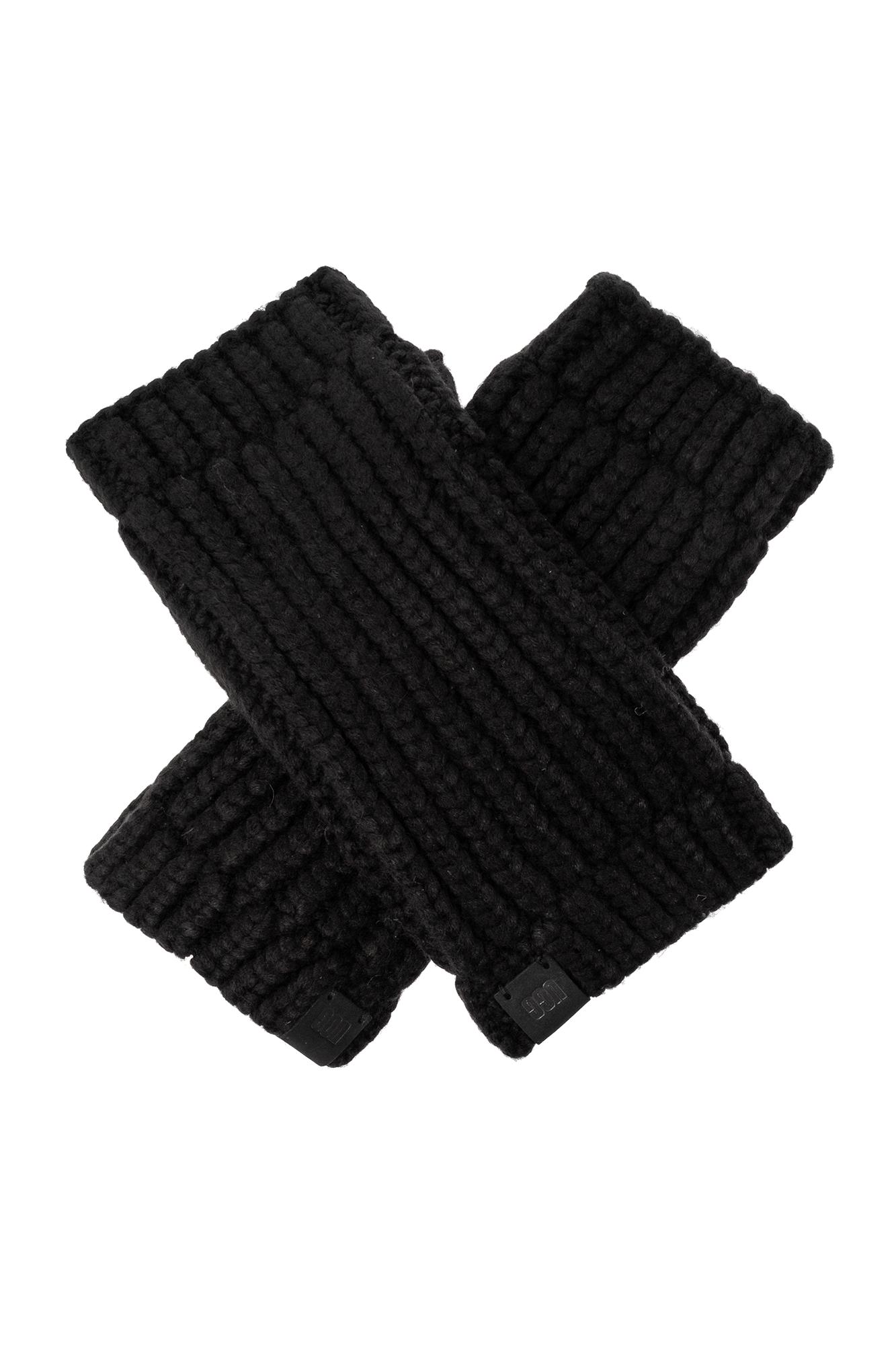 UGG Fingerless Gloves, in Black | Lyst