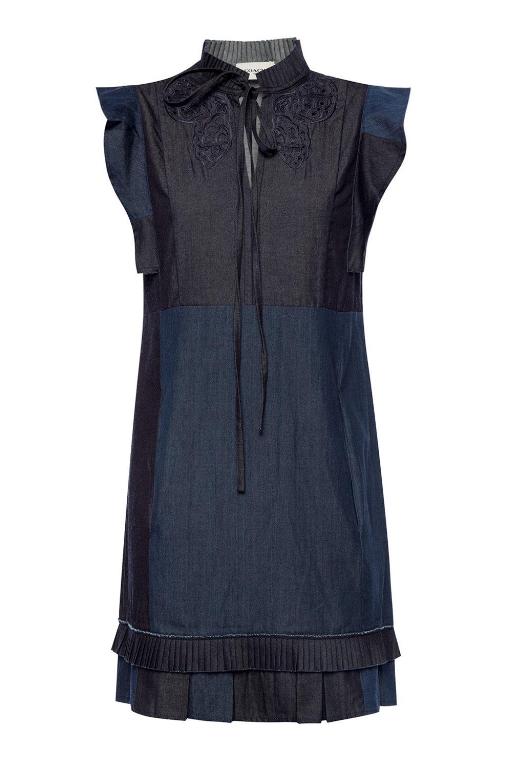 COACH Denim Dress in Navy Blue (Blue) - Lyst