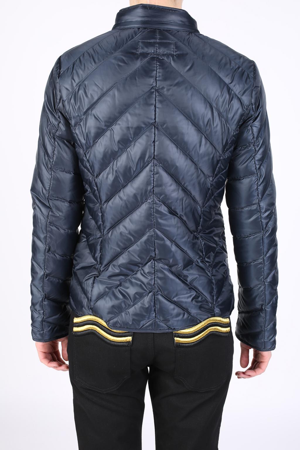 michael kors navy quilted jacket