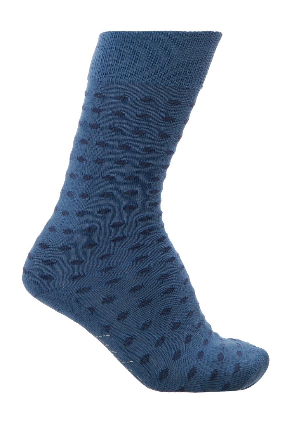 Yohji Yamamoto Cotton Logo-embroidered Socks Blue for Men - Save 40% - Lyst