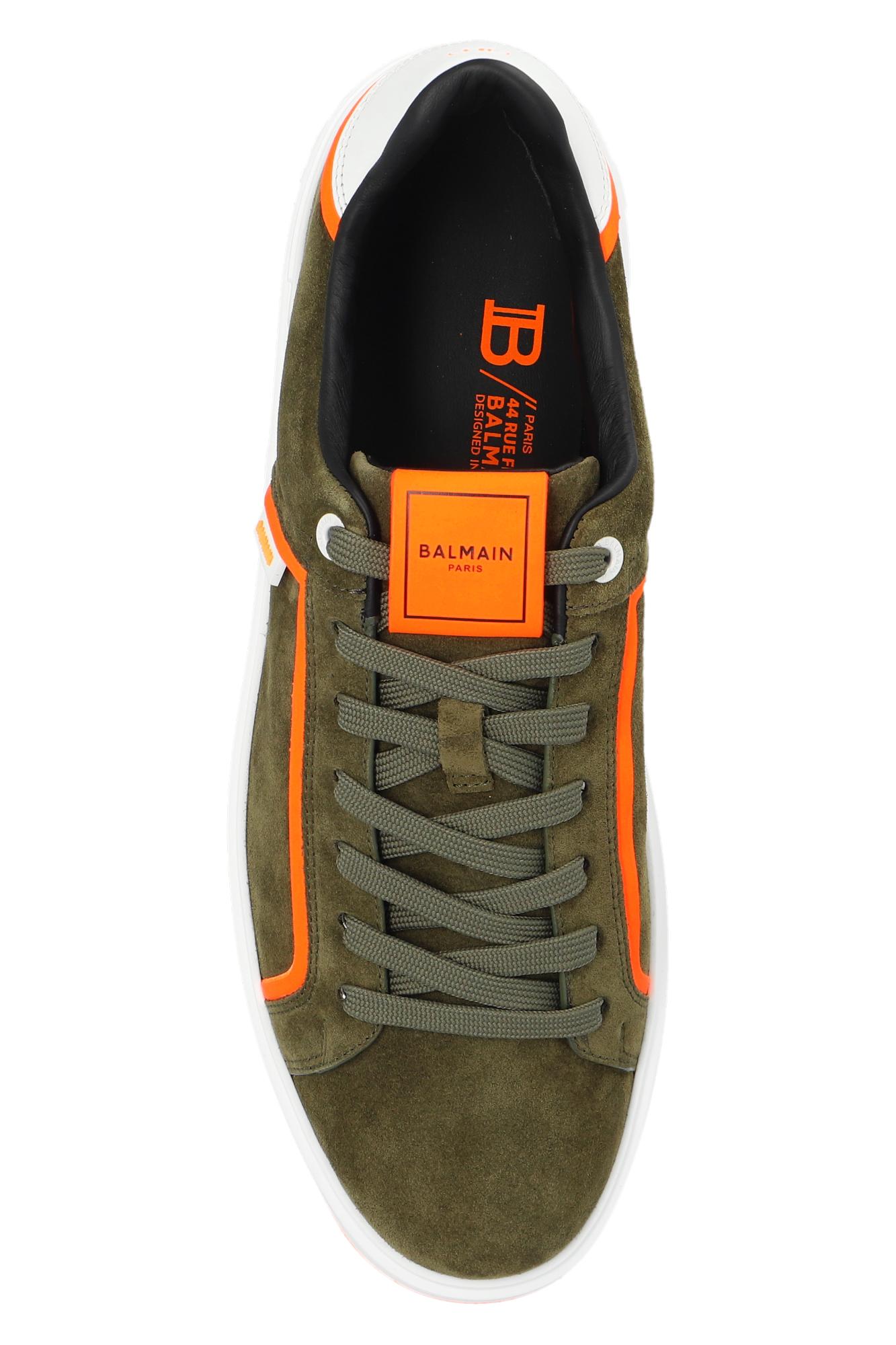 Balmain Teal and Orange Sneakers Balmain  main image 3