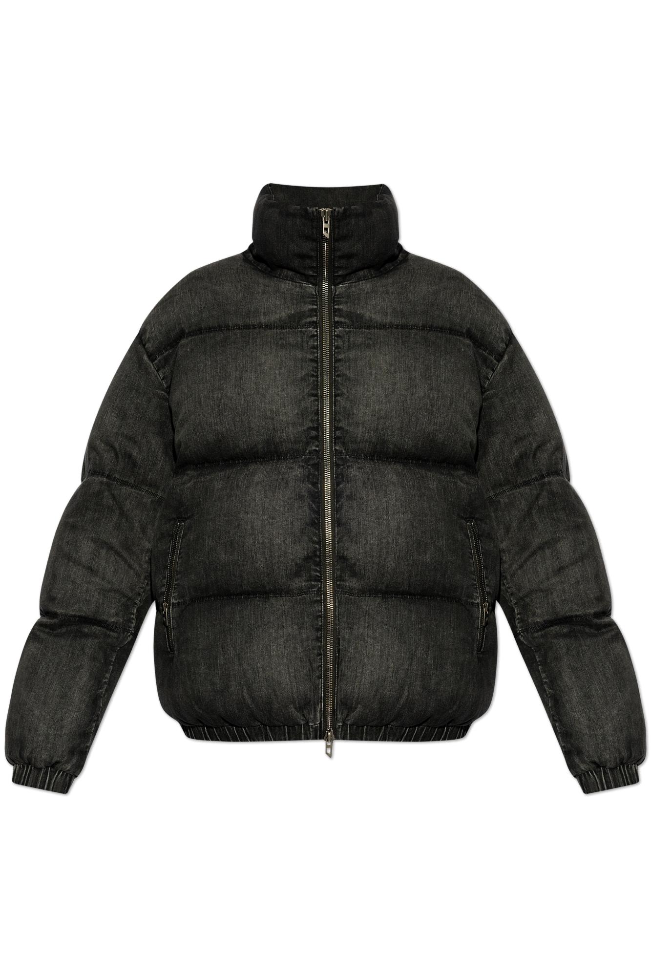 DIESEL Padded Jacket 'W-Mons-A' in Black | Lyst Australia