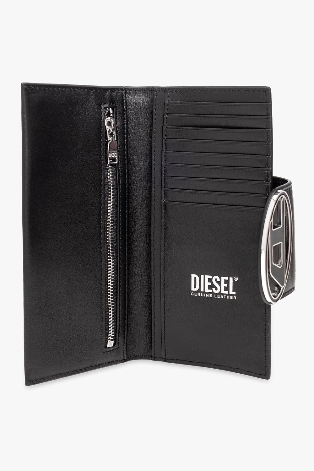 DIESEL 'julie' Leather Wallet in Black | Lyst