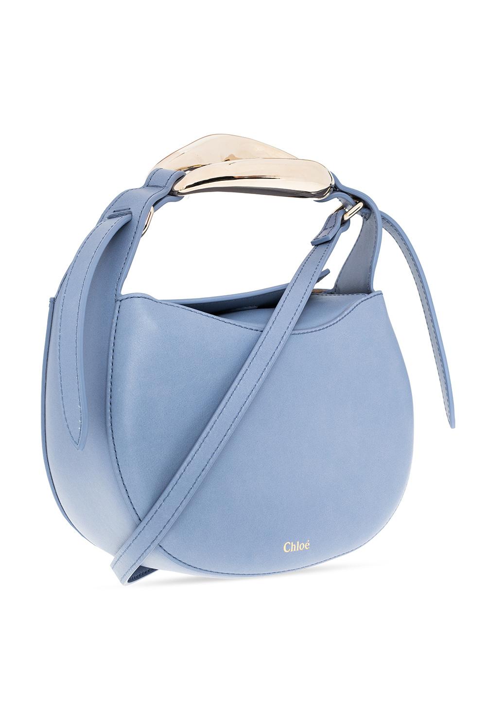 Chloe kiss Small Shoulder Bag in Blue Lyst