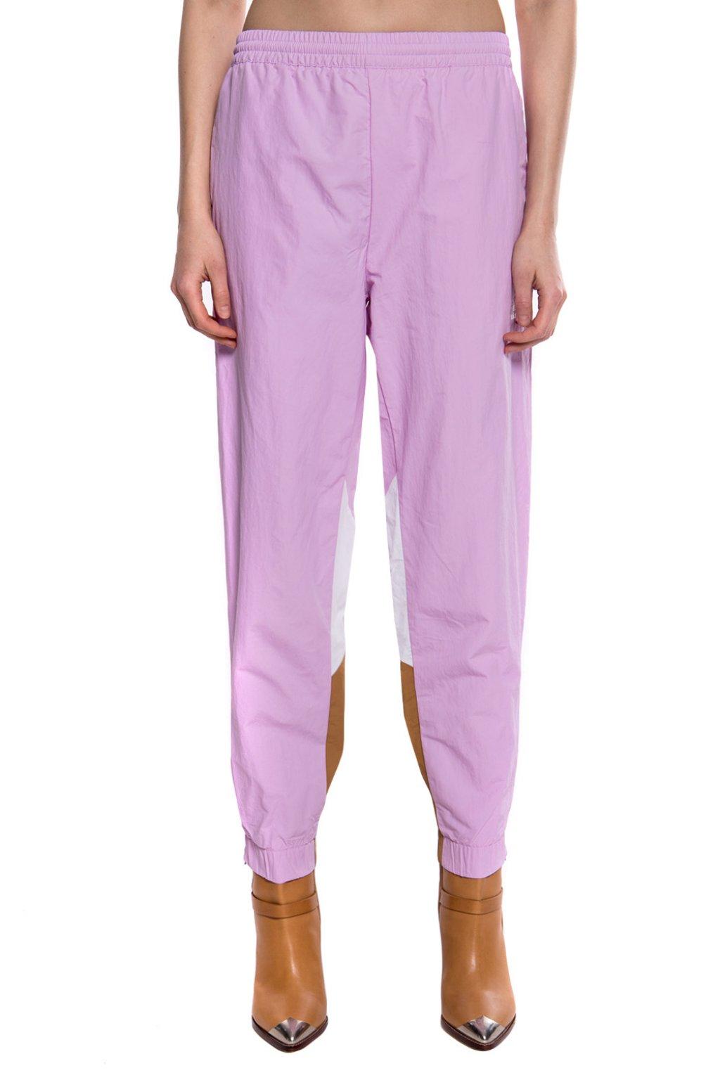 adidas Originals Synthetic Logo Track Pants Pink - Lyst
