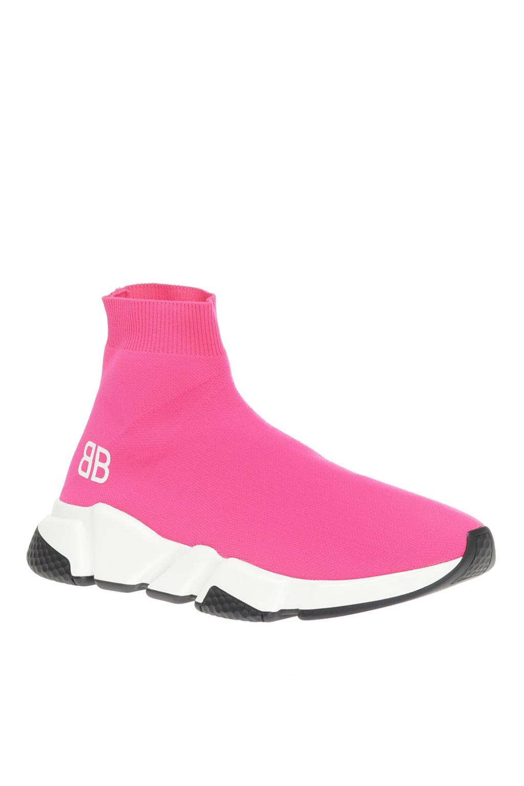 balenciaga sock shoes pink