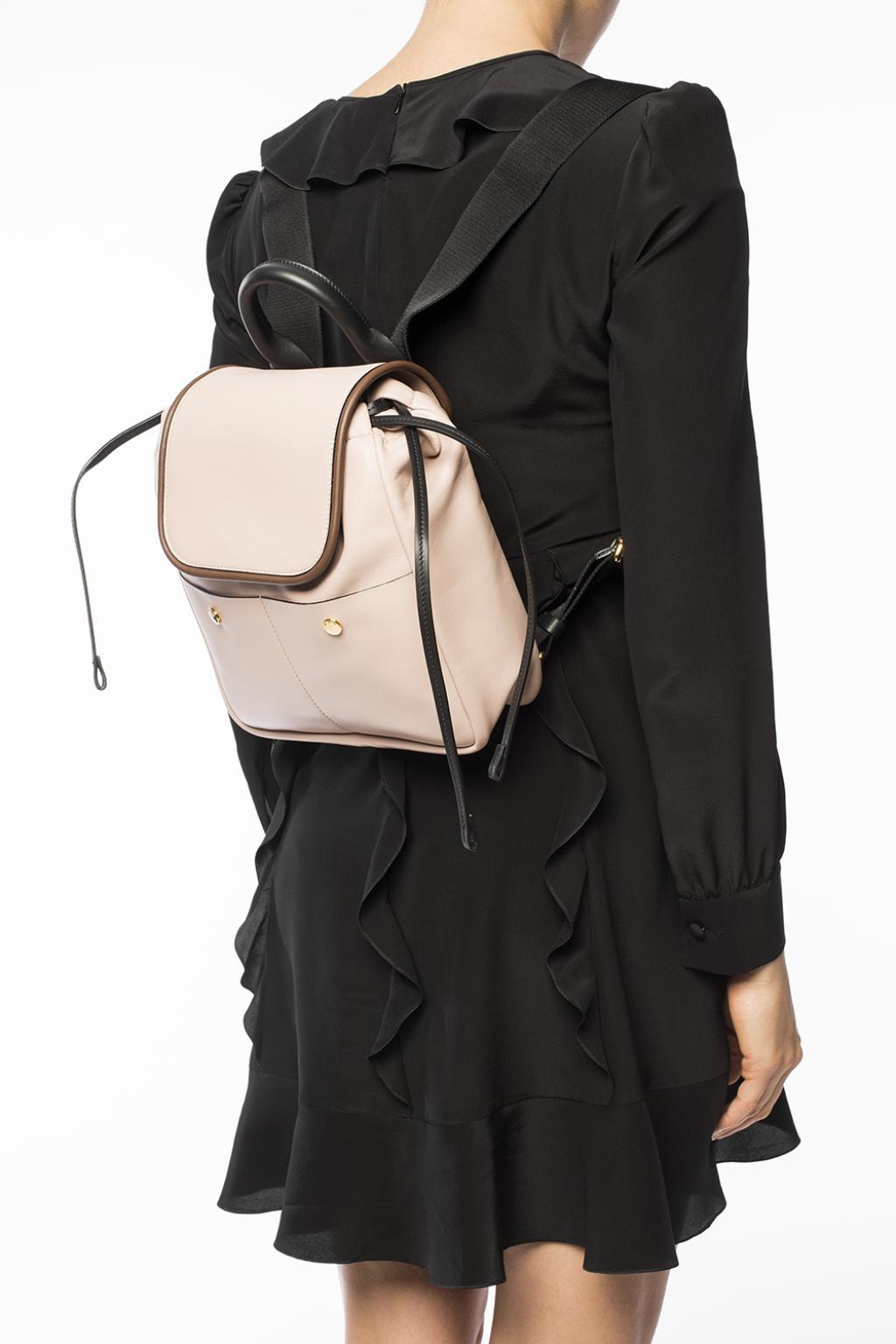 marni leather backpack