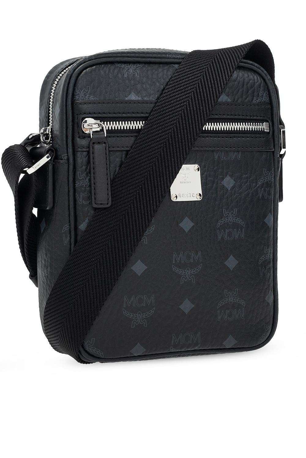 MCM Shoulder Bag With Logo in Black for Men