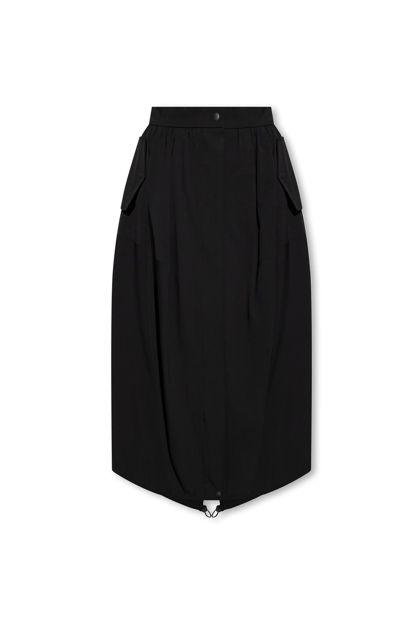 Max Mara 'luca' Wool Skirt in Black | Lyst