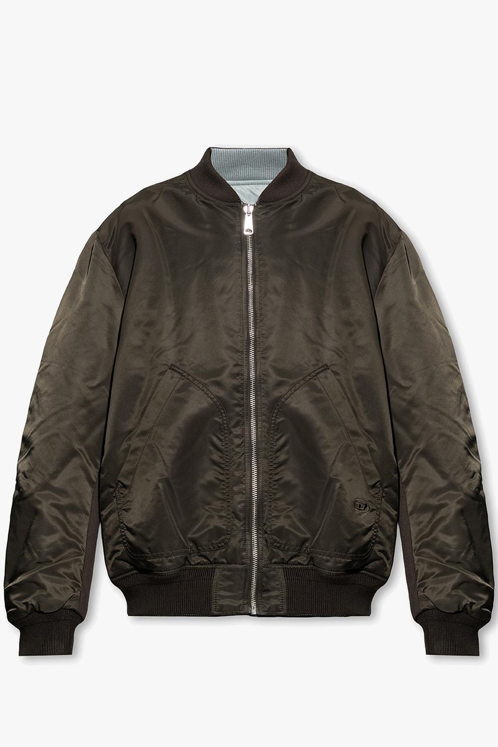 DIESEL j matt Reversible Bomber Jacket in Grey for Men Lyst UK