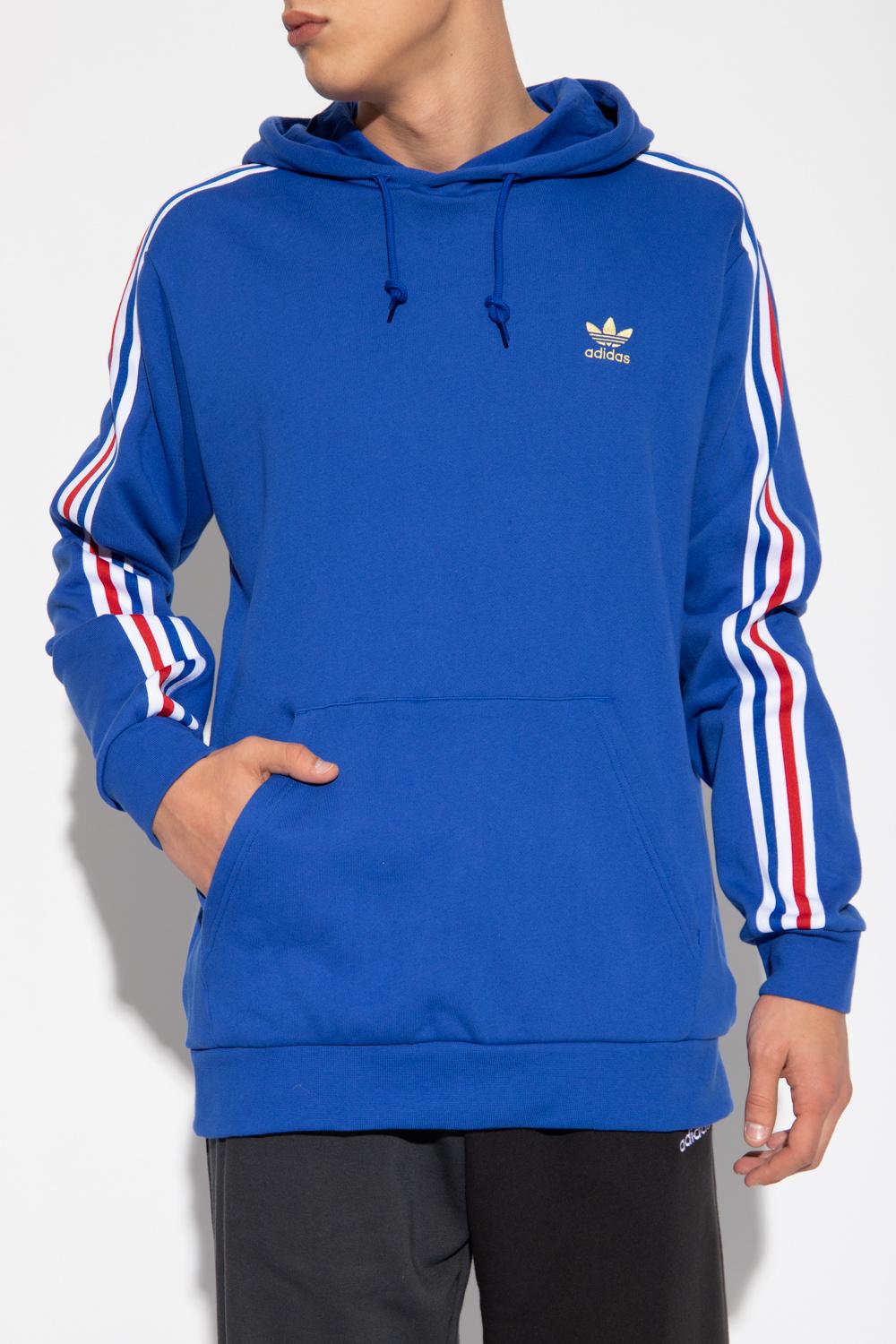 adidas Originals Hoodie With Logo in Blue for Men | Lyst