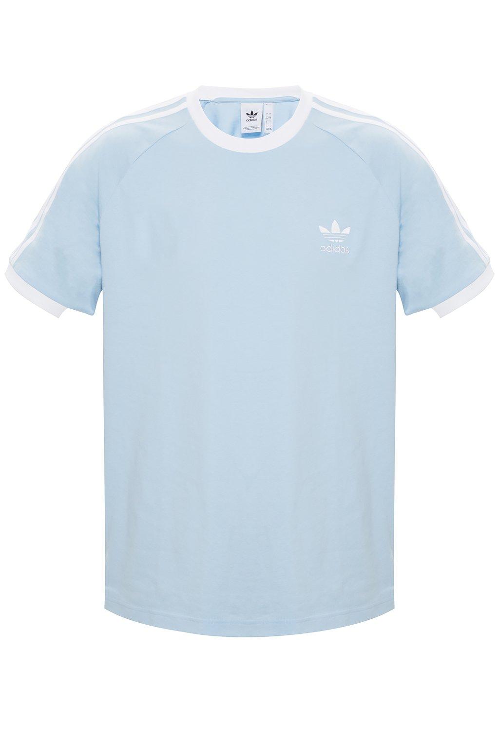 adidas Originals Tshirt With Logo Light Blue for Men Lyst