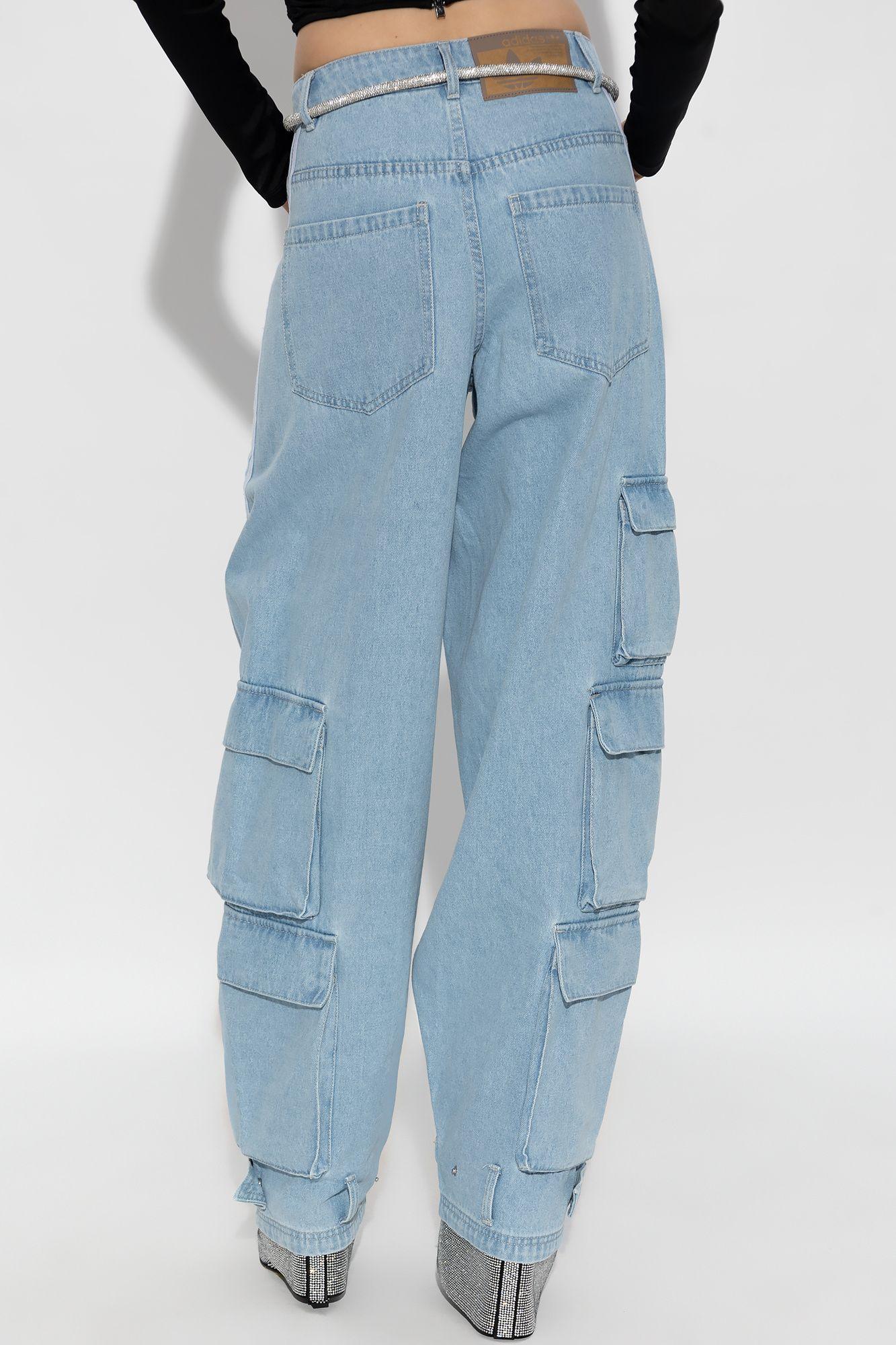 adidas Originals Cargo Jeans in Blue
