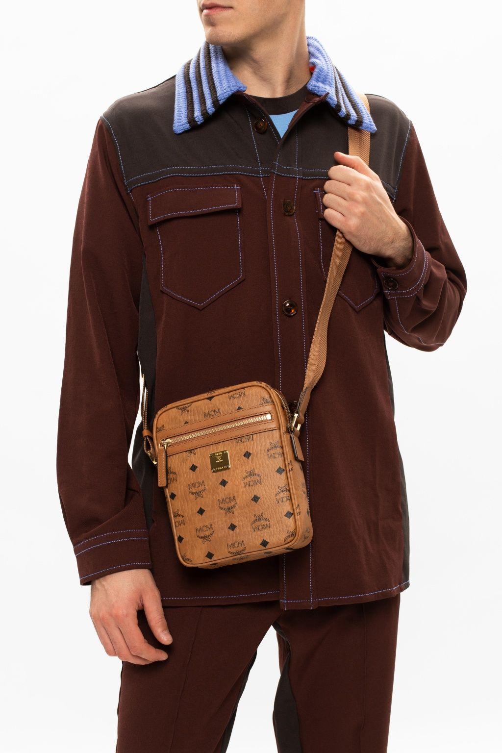 MCM Shoulder Bag in Brown for Men Lyst
