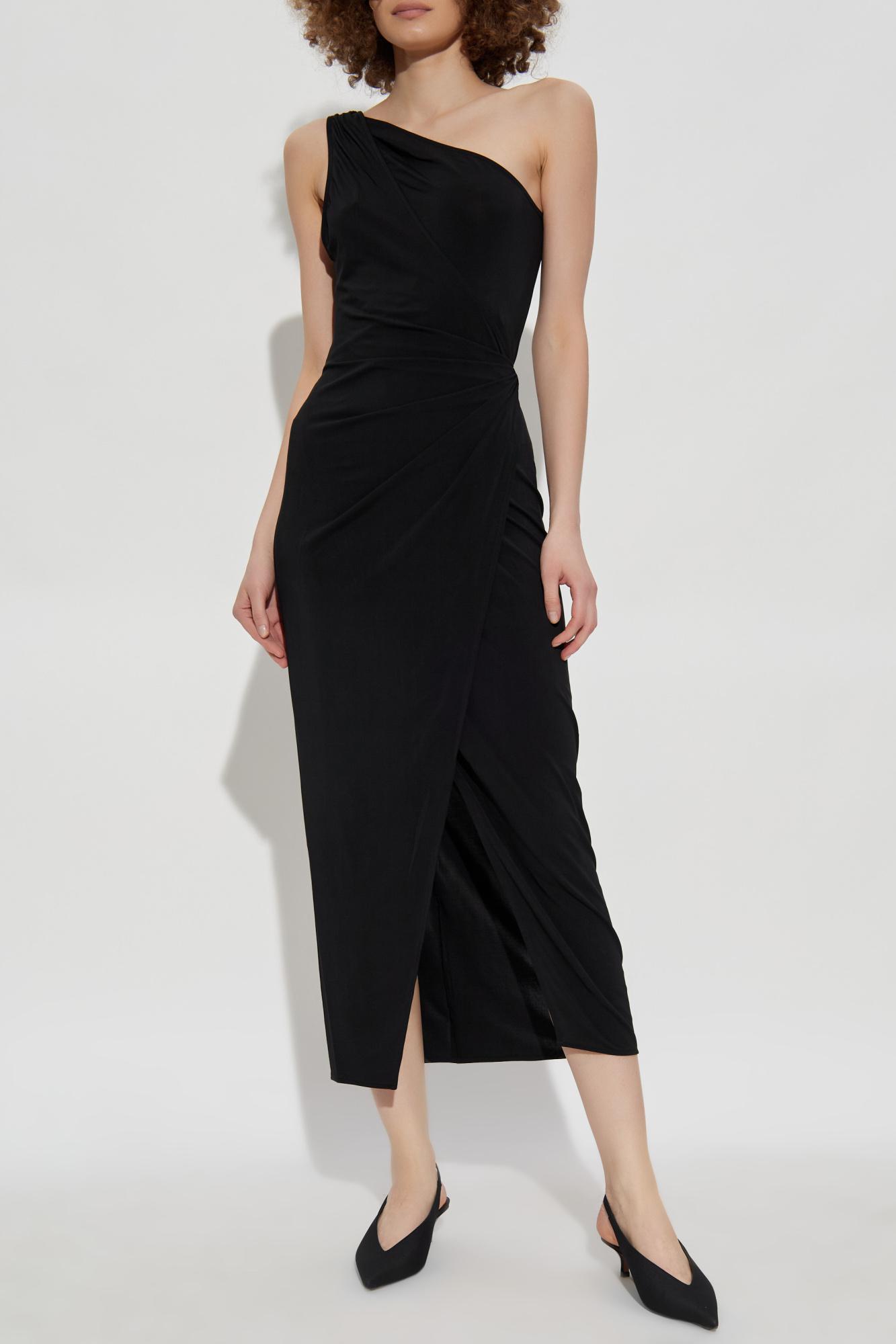amiri-BLACK-Dress-With-A-Cut-