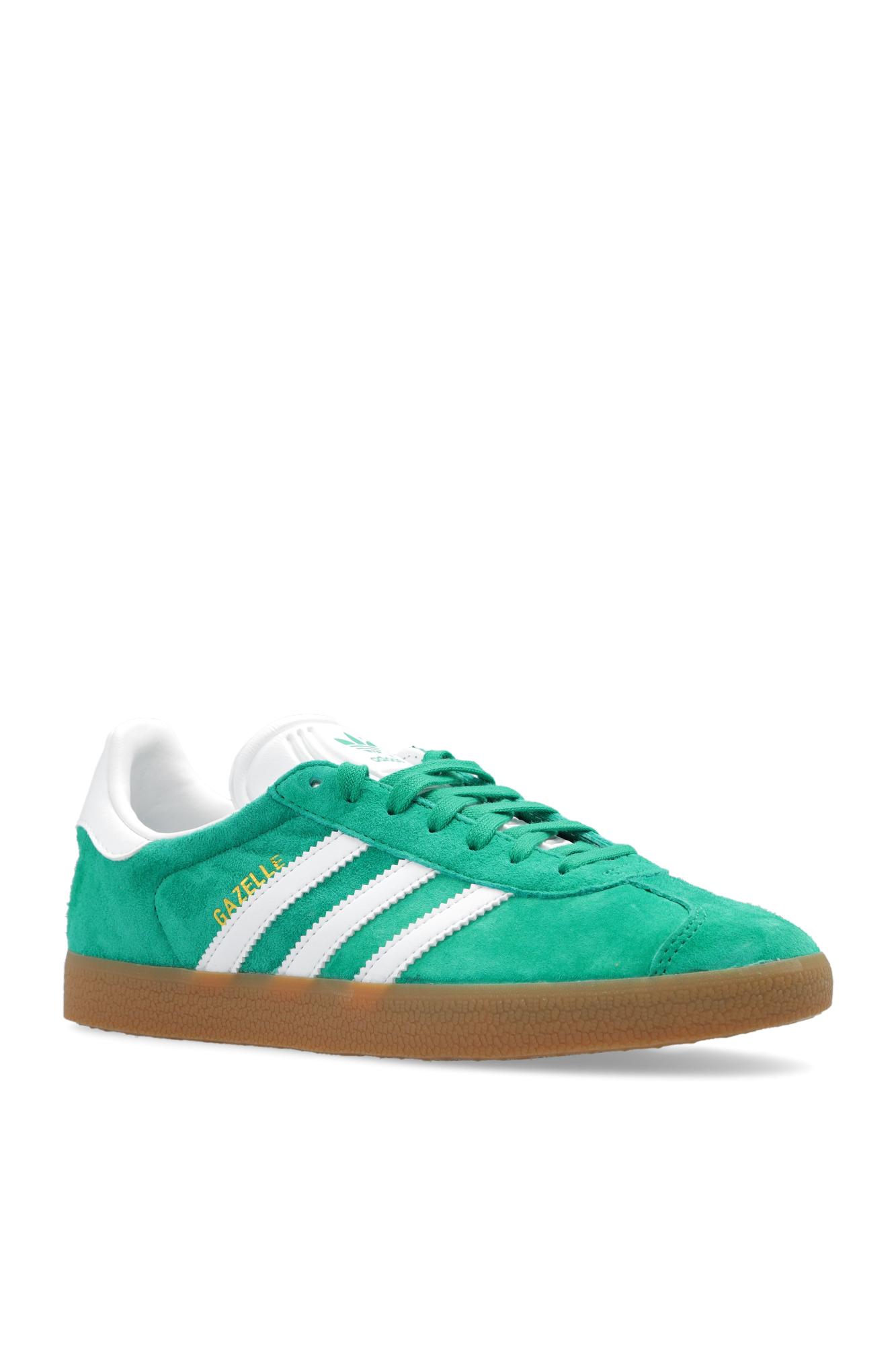 adidas Originals Gazelle Leather-trimmed Suede Sneakers in Green for Men |  Lyst