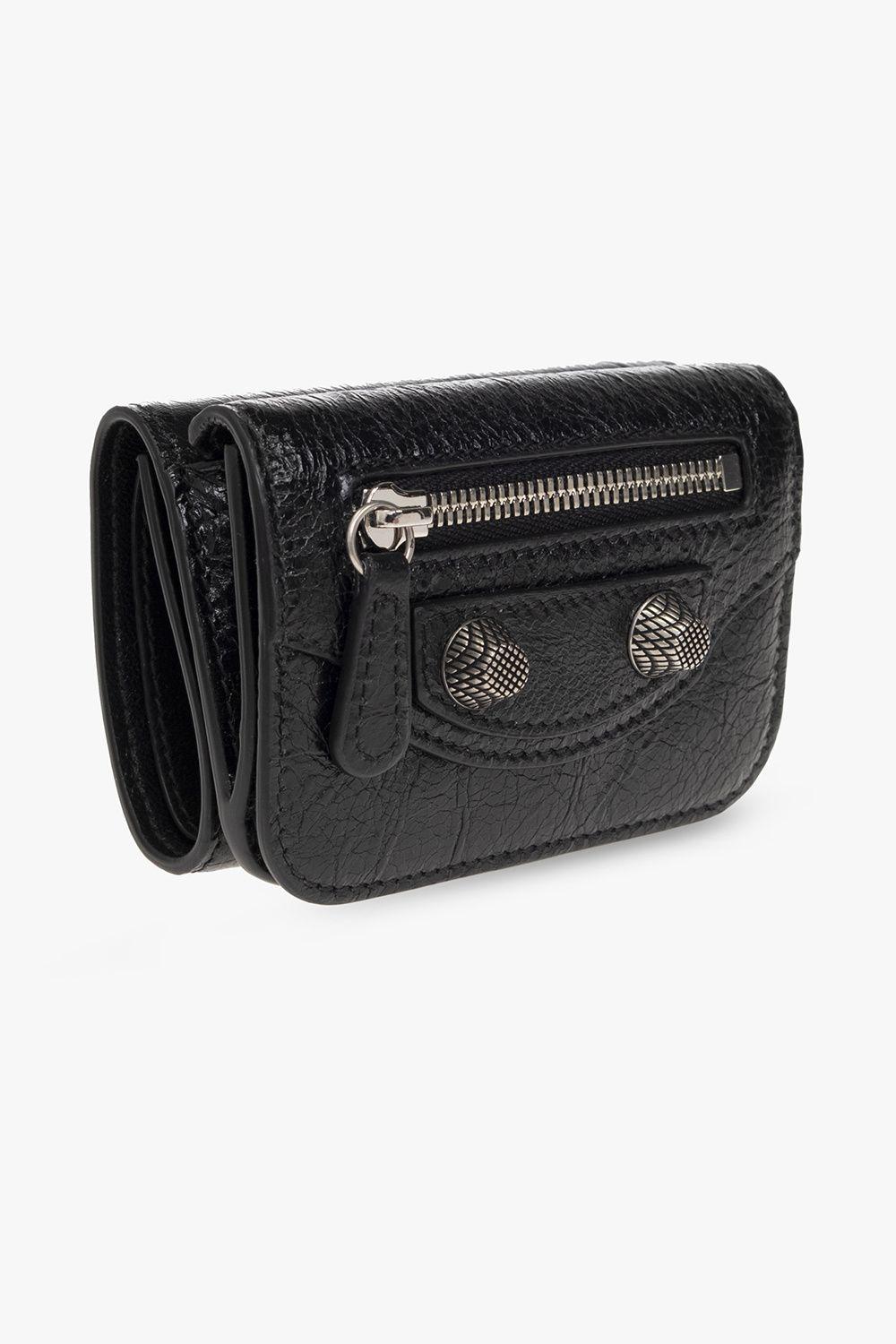 Balenciaga 'le Cagole Mini' Wallet in Black | Lyst
