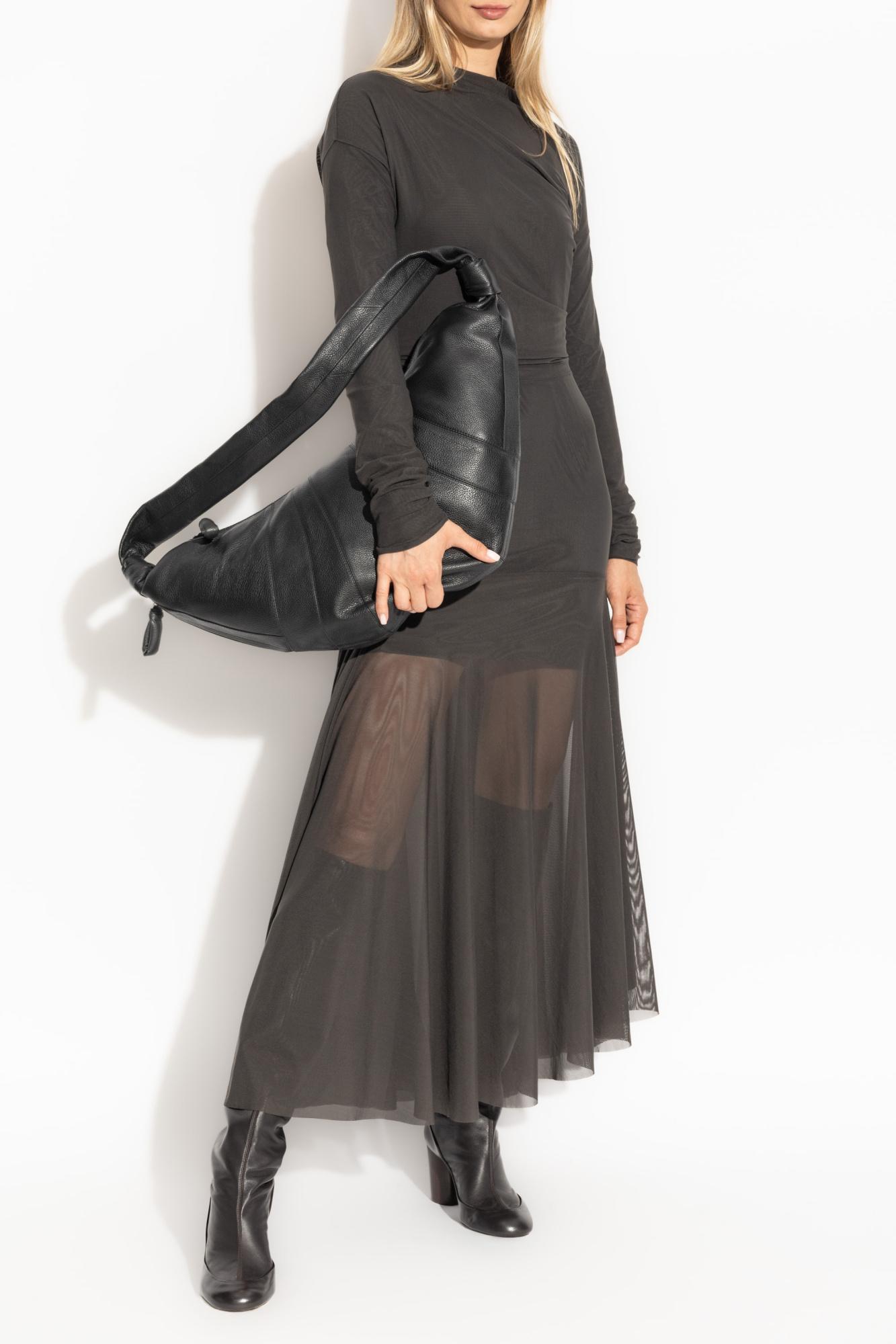 【送料&関税込】Lemaire Dress LEMAIRE Asymmetrical Midi Shirtdress | Grey | FARFETCH