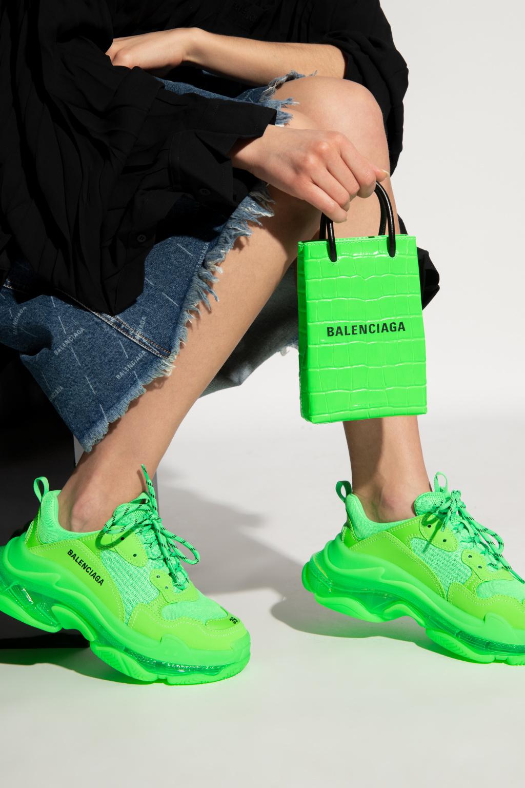 Balenciaga 'triple S' Sneakers Green | Lyst