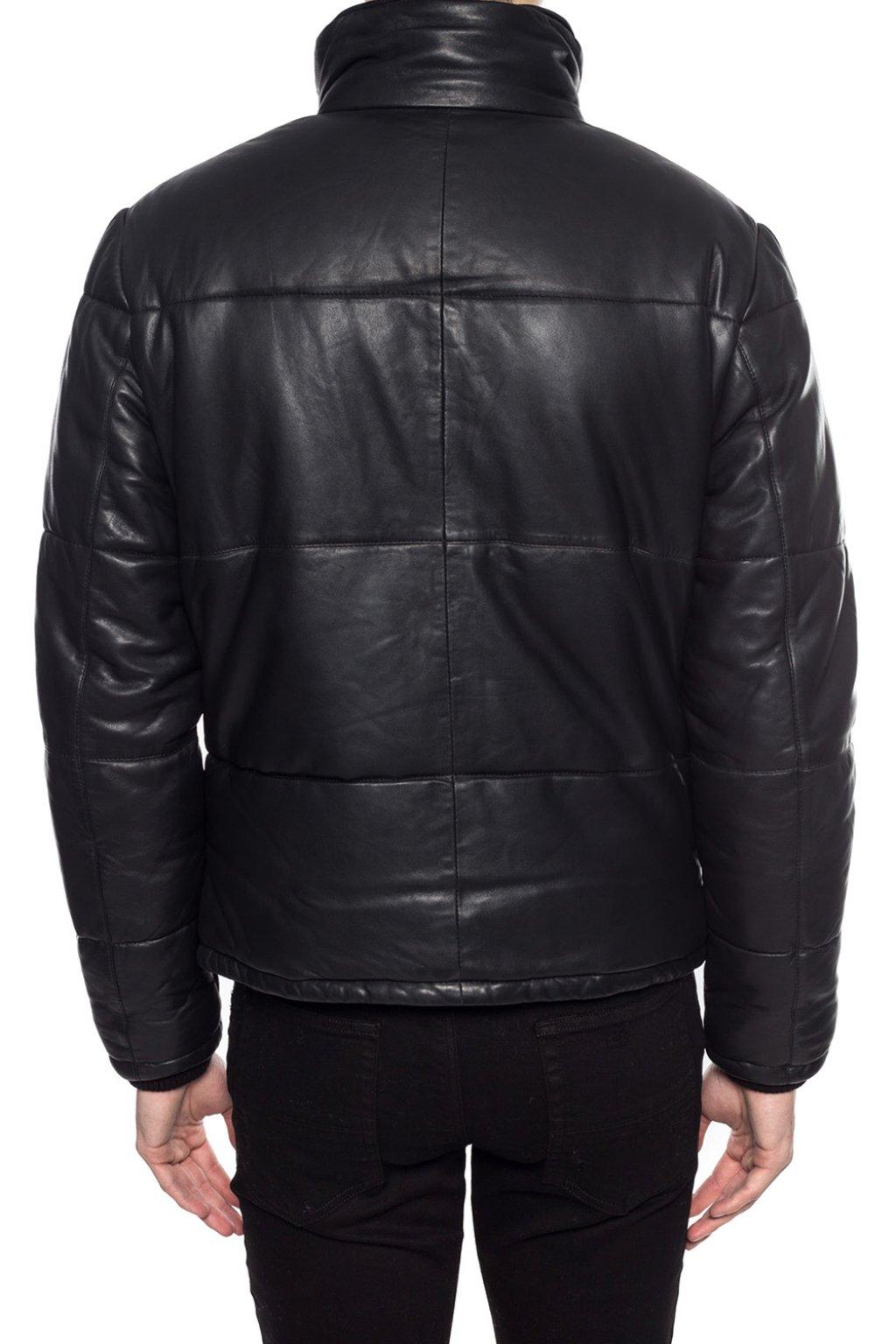 AllSaints 'coronet' Leather Jacket in Black for Men | Lyst