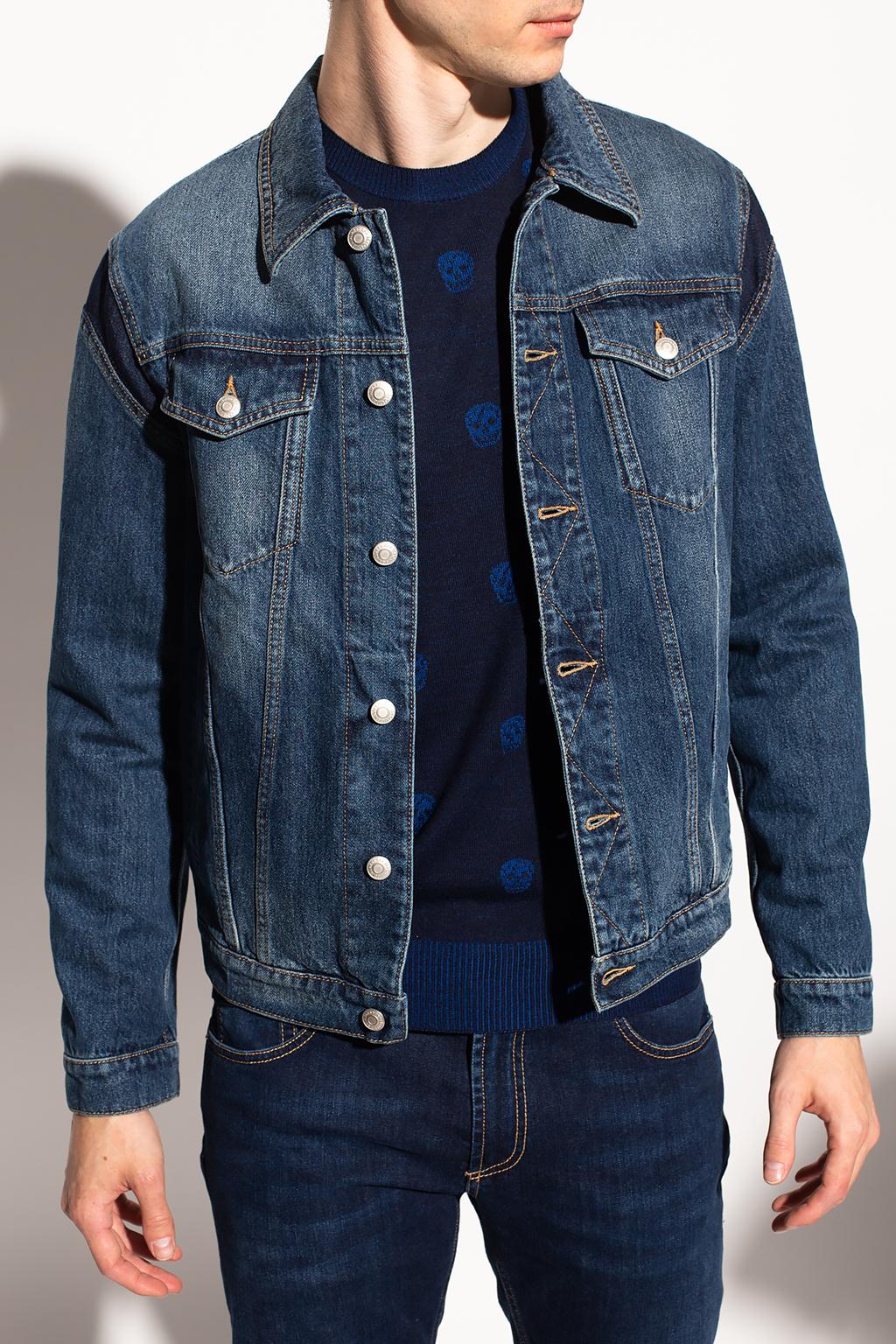 Alexander McQueen Denim Jacket in Blue 