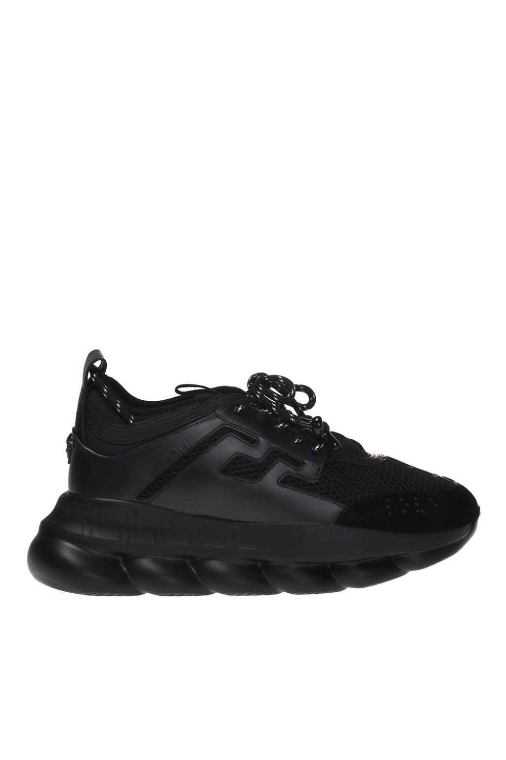 Versace Rubber Medusa Head Sneakers in Black for Men - Save 3% - Lyst