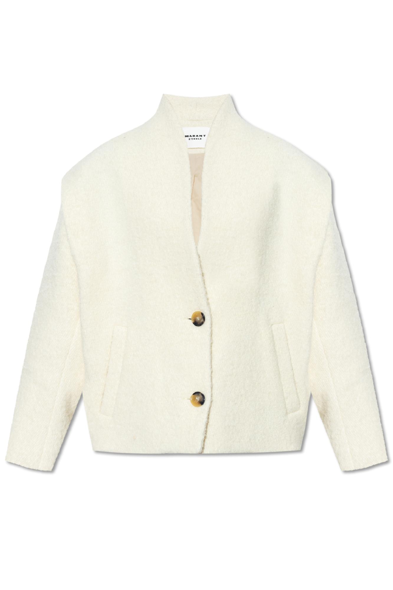 Isabel Marant 'drogo' Jacket in White | Lyst