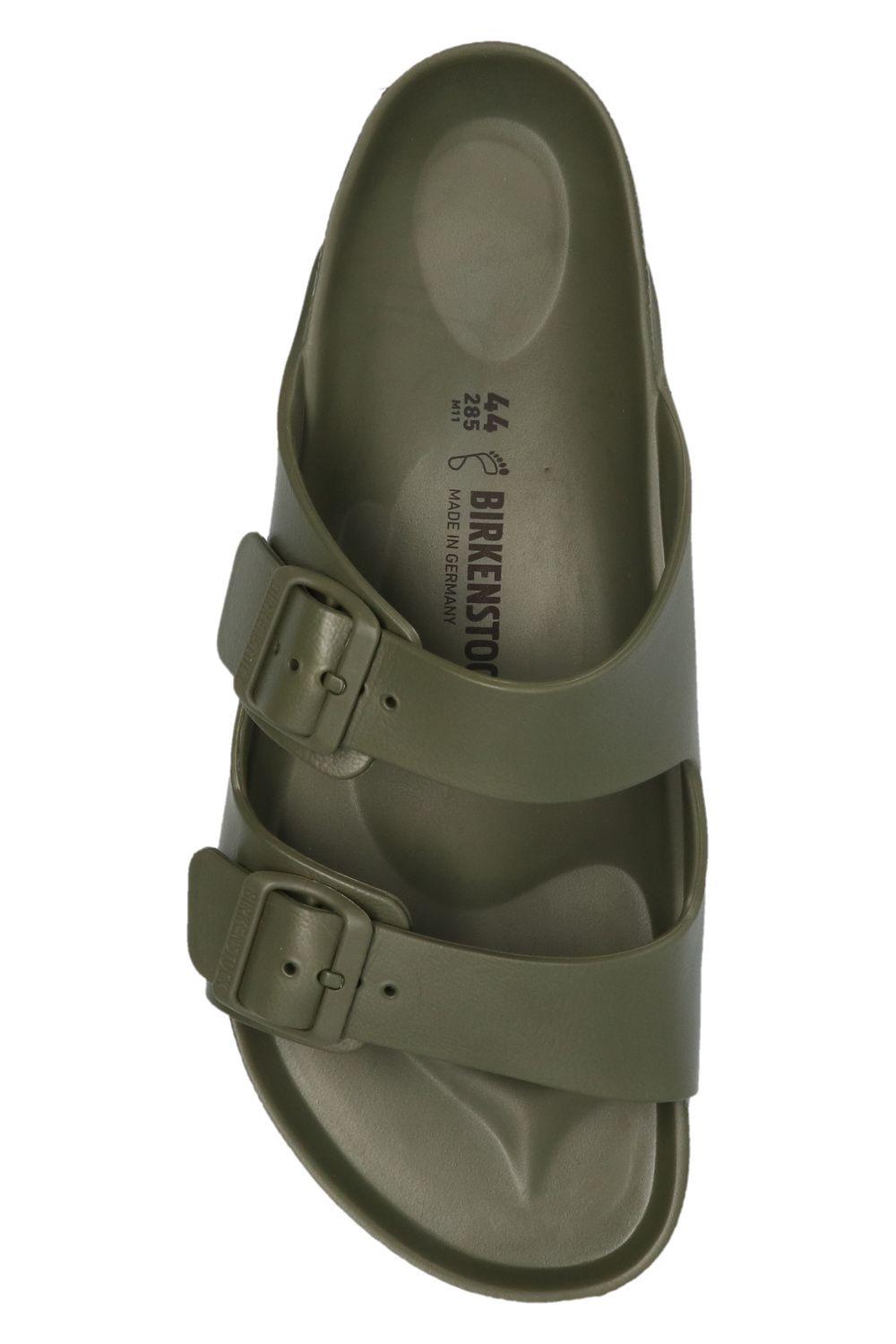 green birkenstock sandals