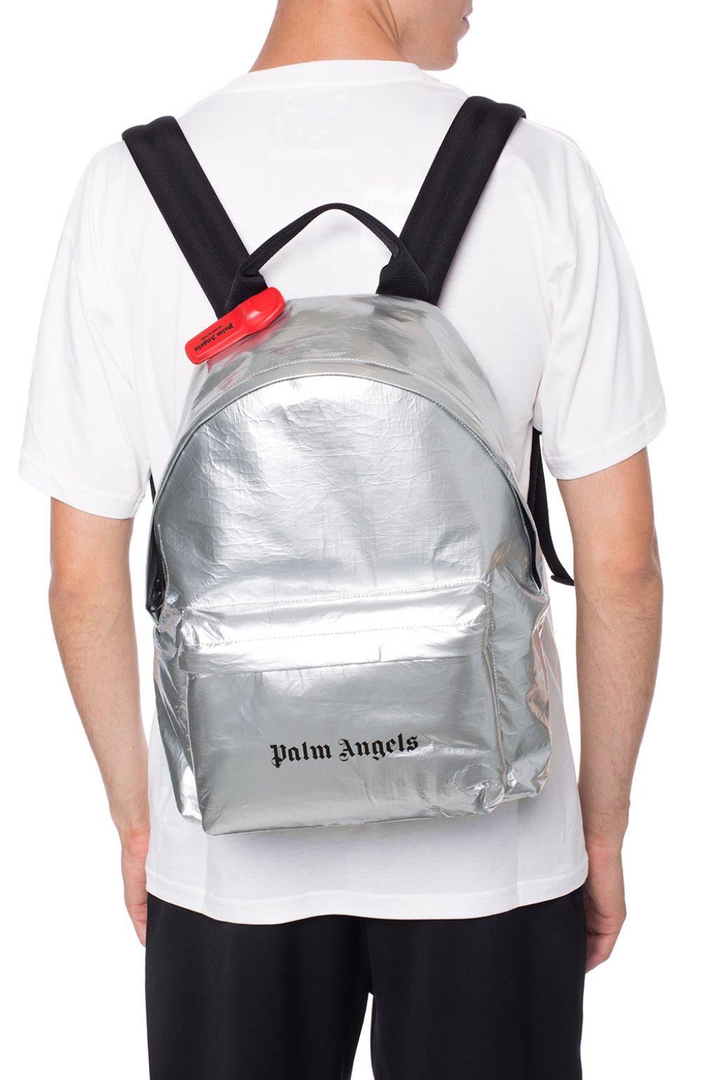 Palm Angels Canvas Small Metallic Backpack for Men | Lyst