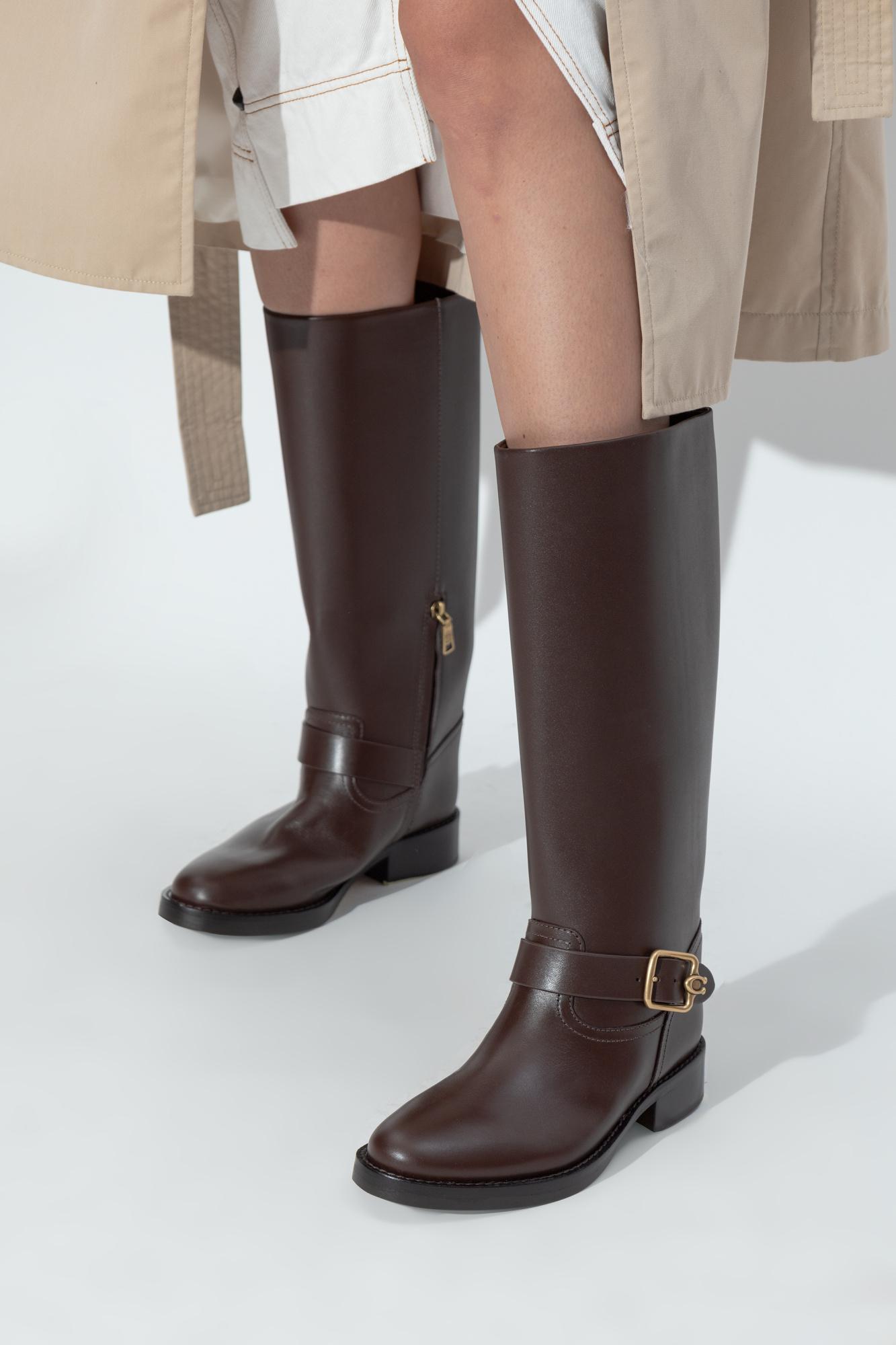 Brown Coach Boots COACH Boots 'Madeline' In Brown Lyst